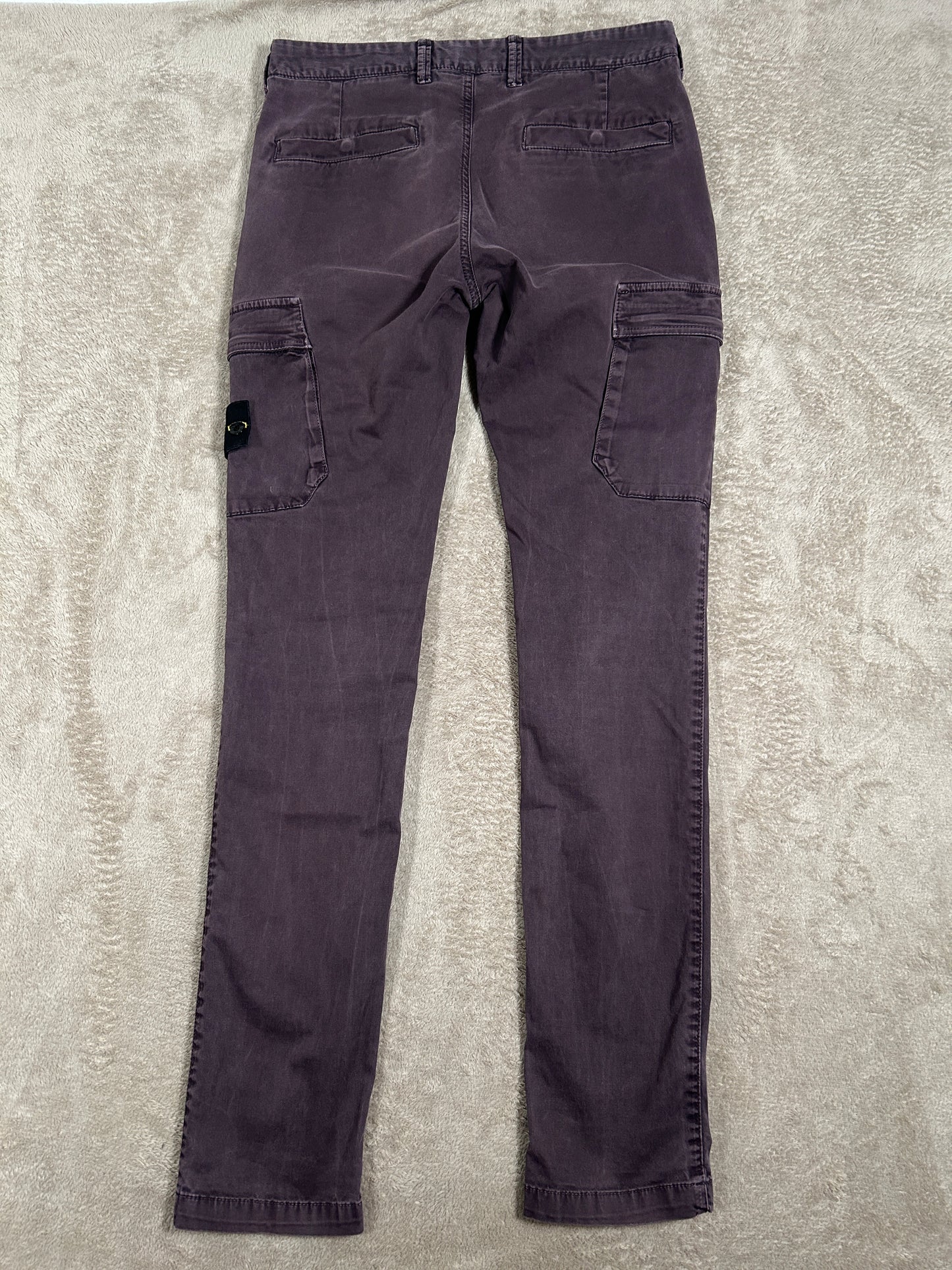 Stone Island burgundy Cargo Pants