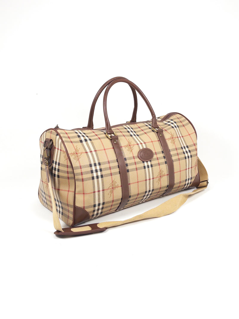 Burberry Nova Check Boston Bag