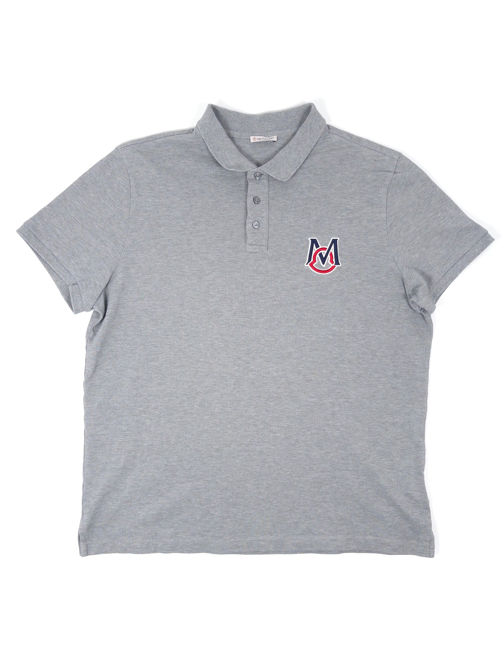 Moncler Polo with embroidered logo (XXL fits XL)