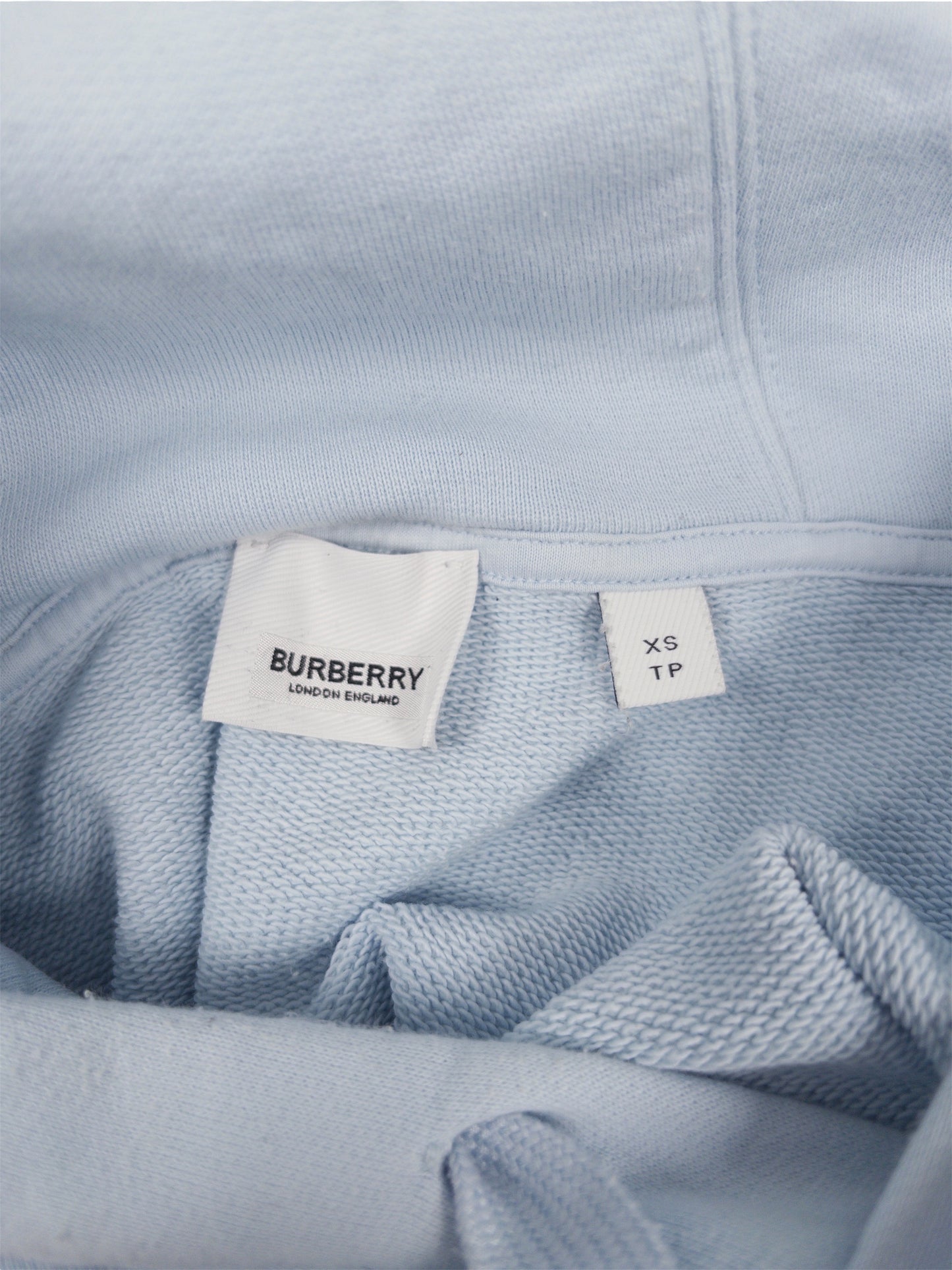 Burberry Baby Blue Hoodie (Fits M)