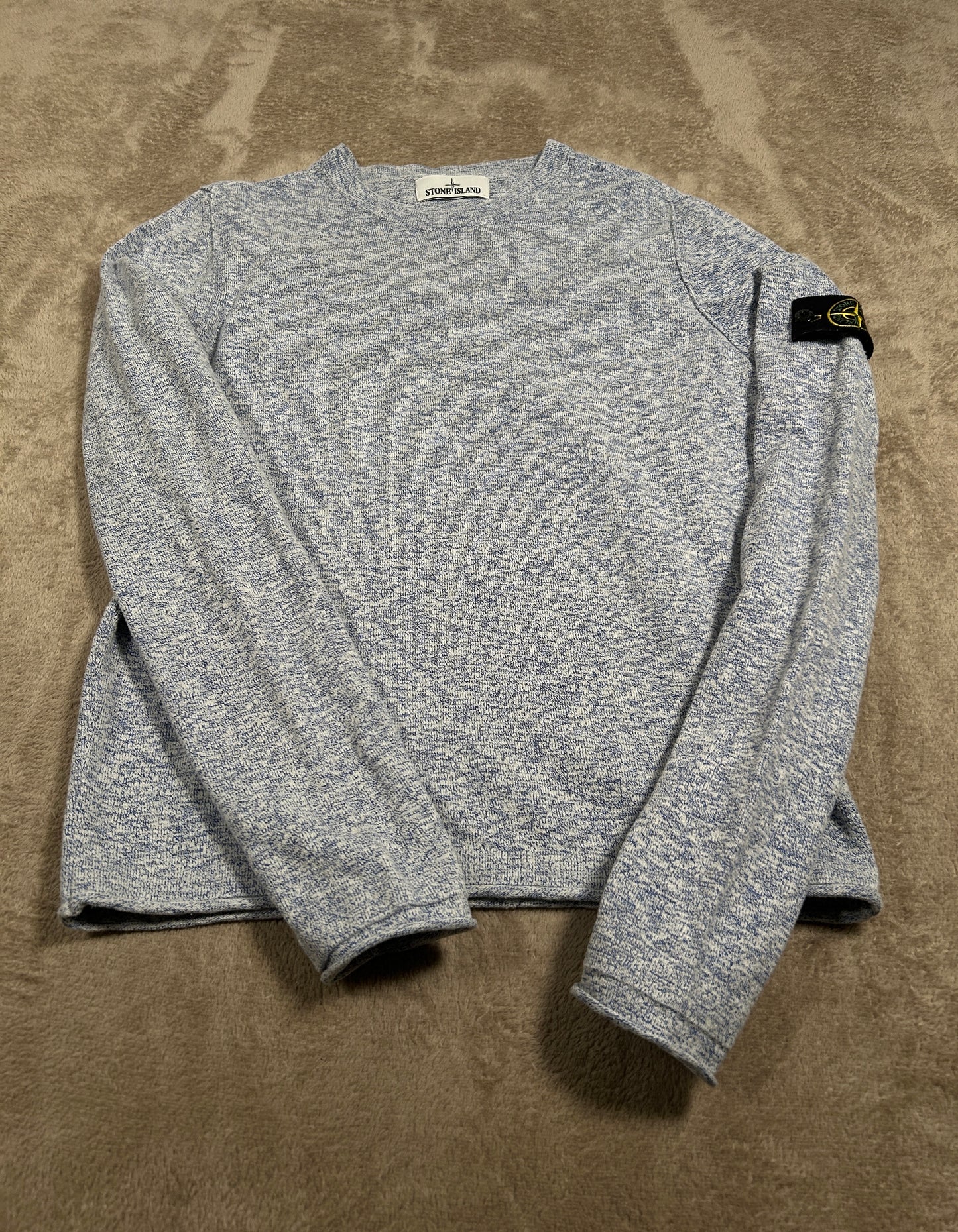 Stone Island Melange Knit Sweatshirt