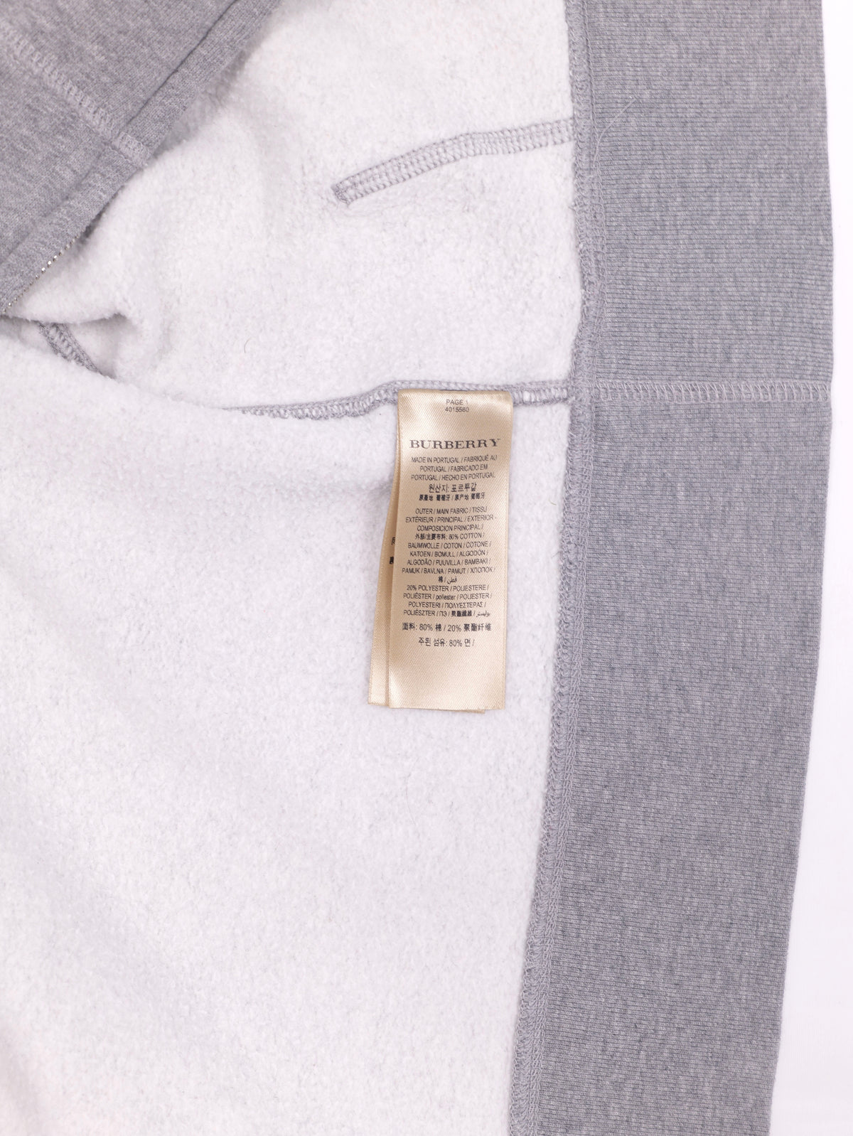 Burberry Check Zip Hoodie