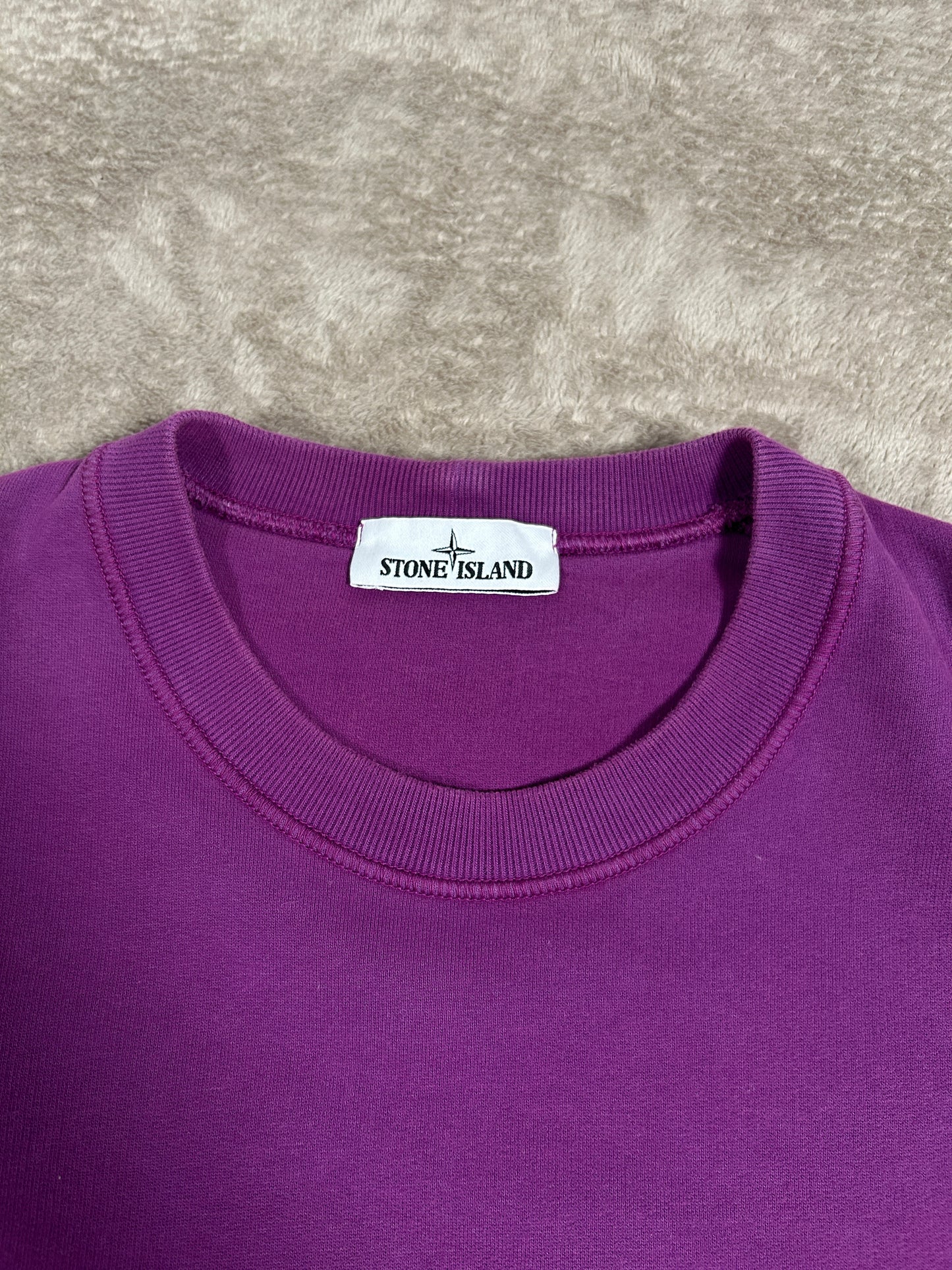 Stone Island Purple Sweatshirt