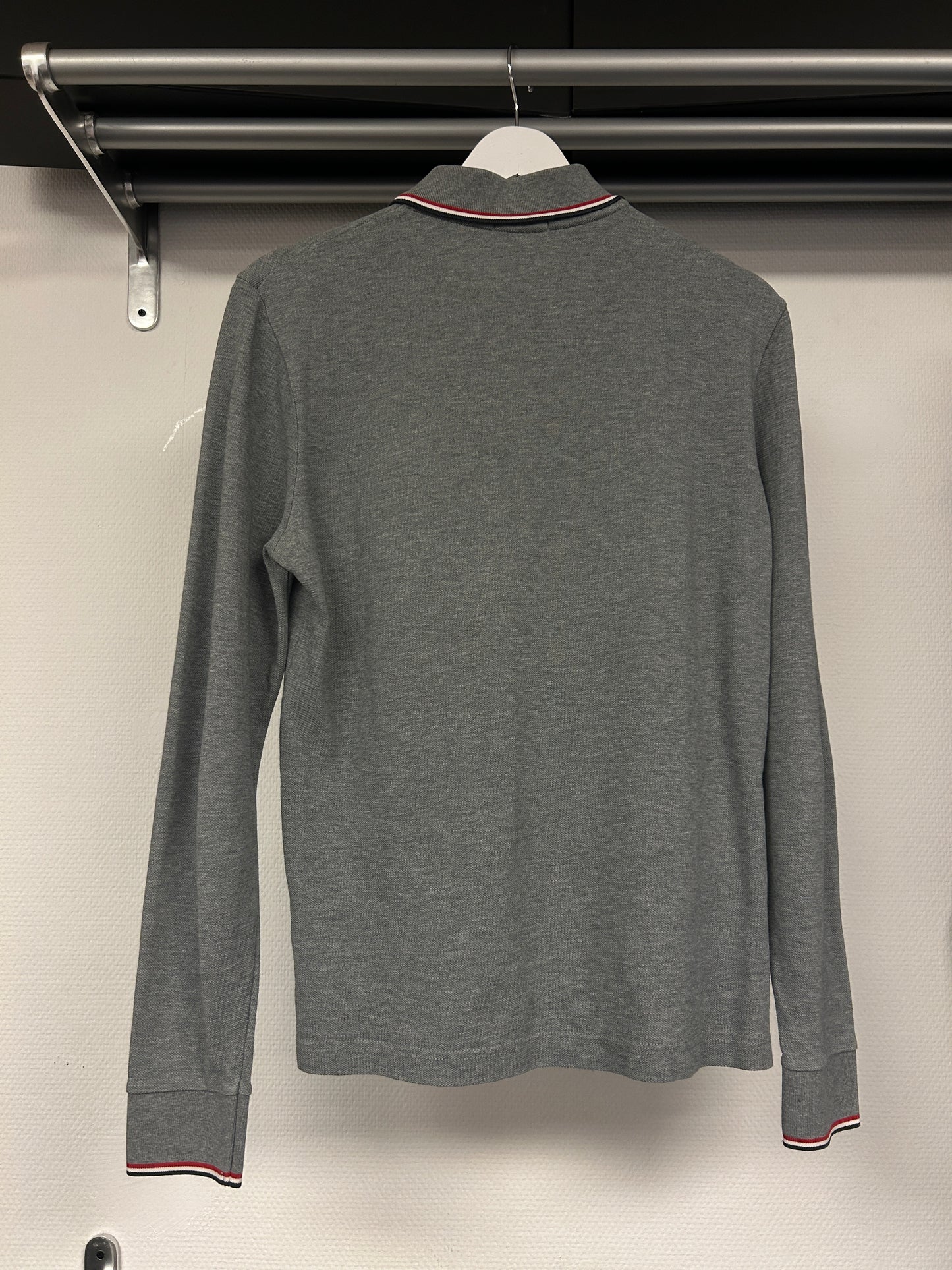 Moncler Tricolour Longsleeve Polo Shirt 188