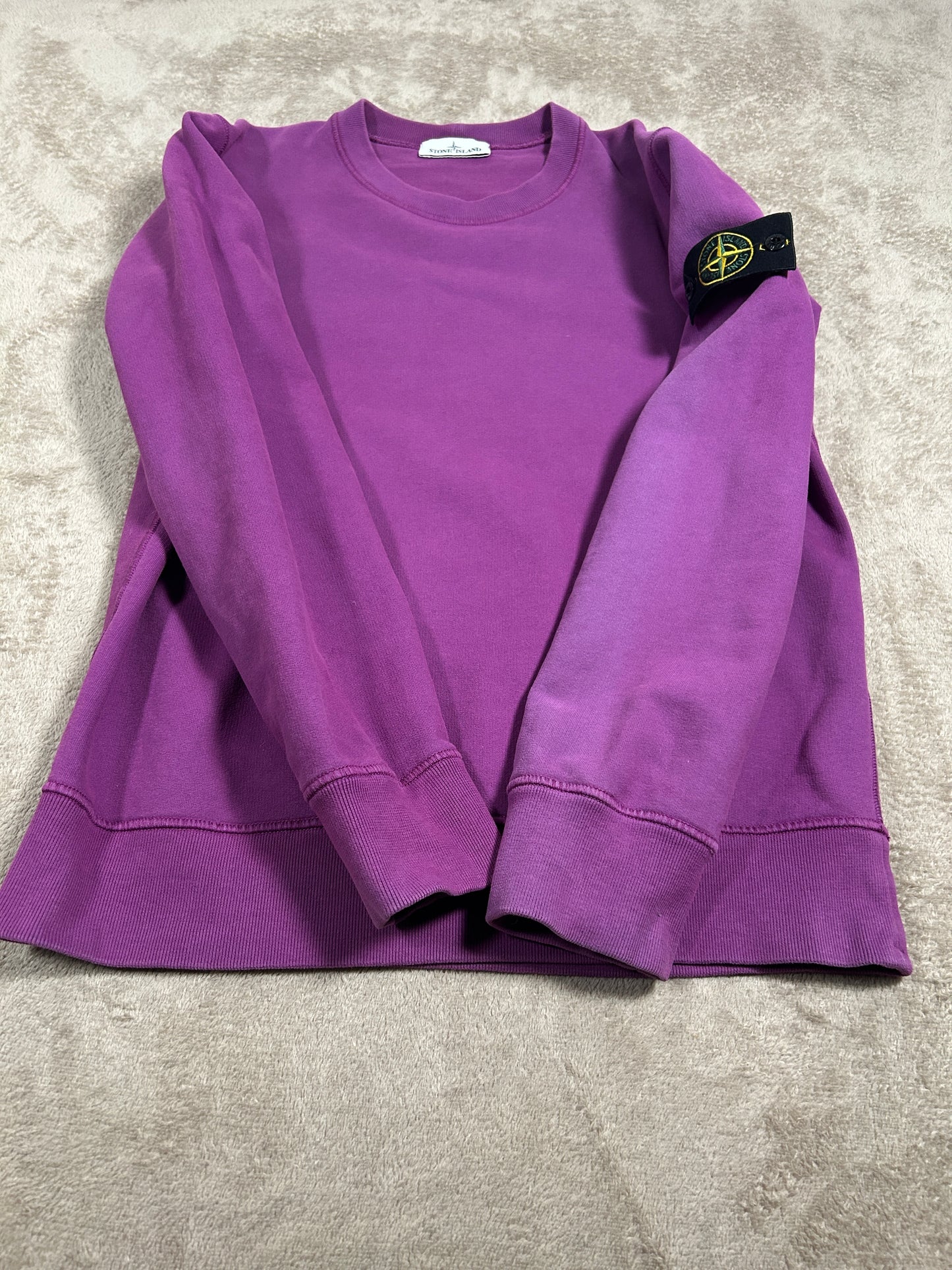 Stone Island Purple Sweatshirt