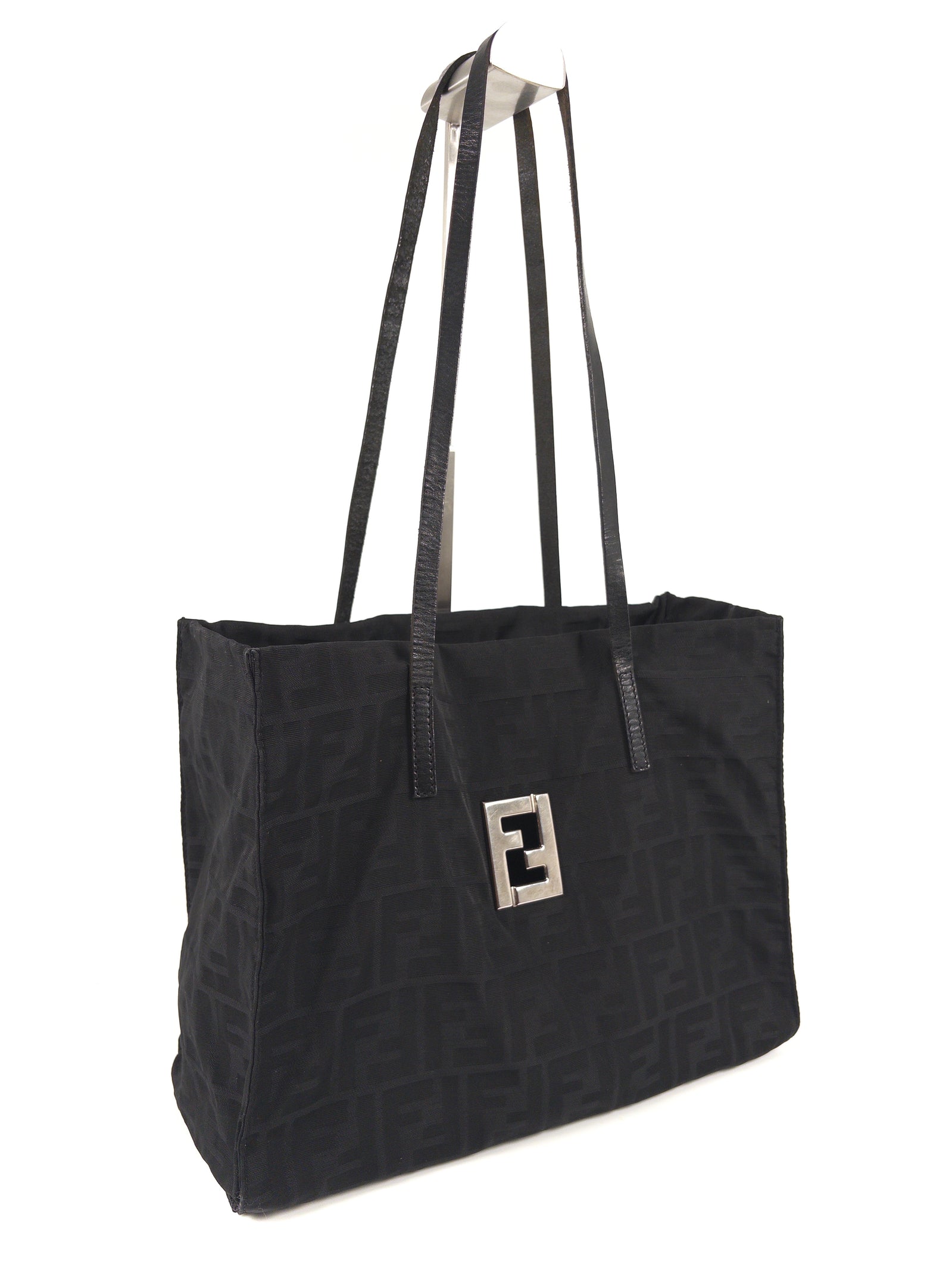 Fendi Zucca Pattern Metal Fittings Tote Bag