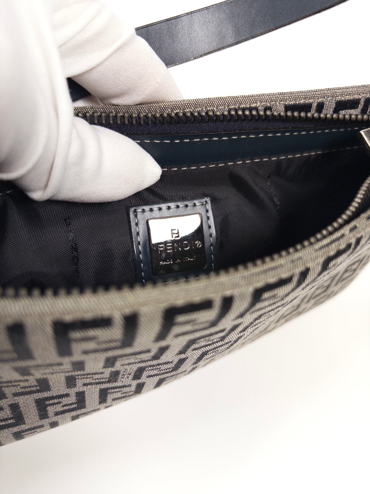 Fendi Zucchino Mini Shoulder Bag