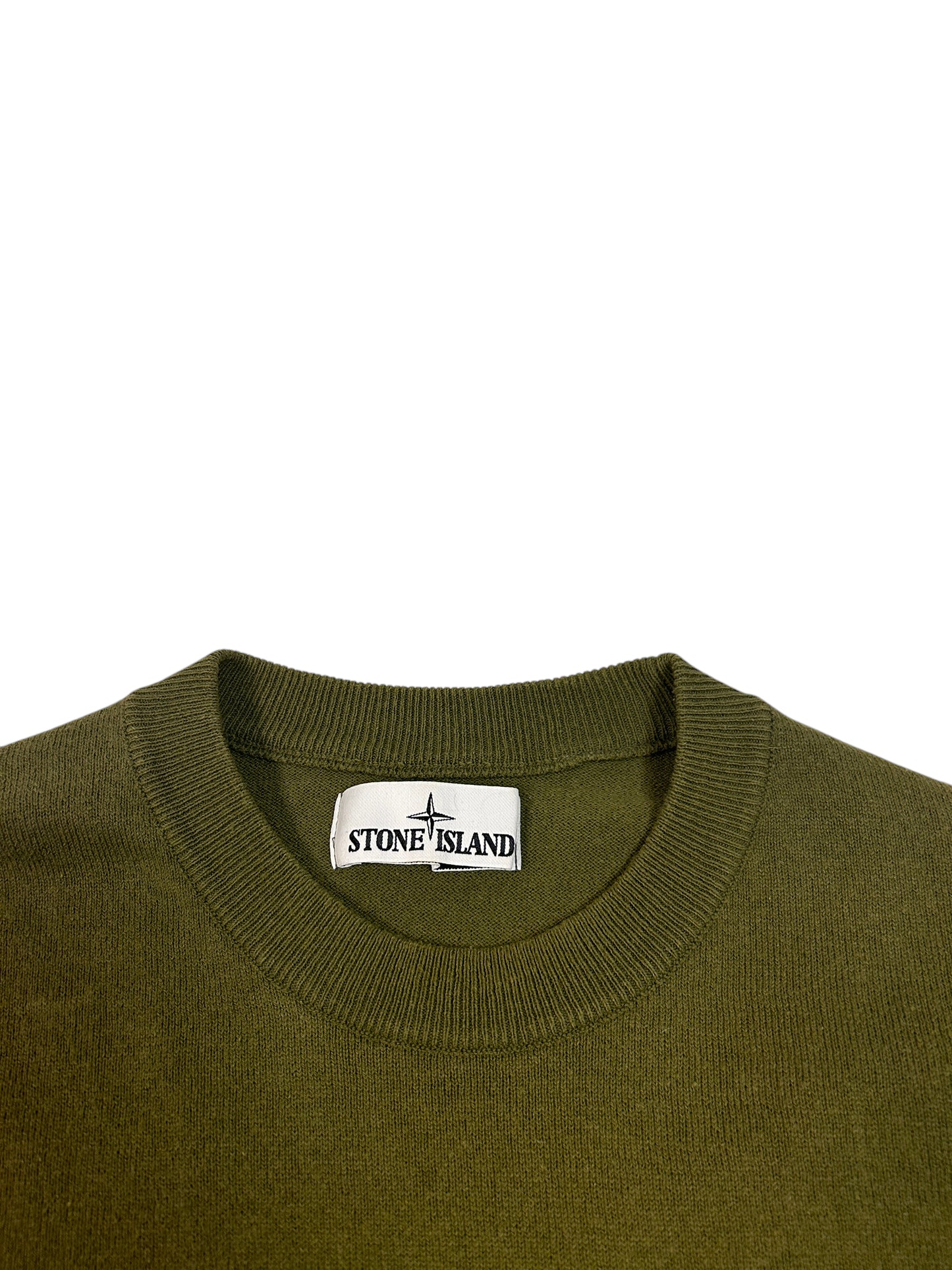 Stone Island Stickad Nylonfickor Rundringad Tröja
