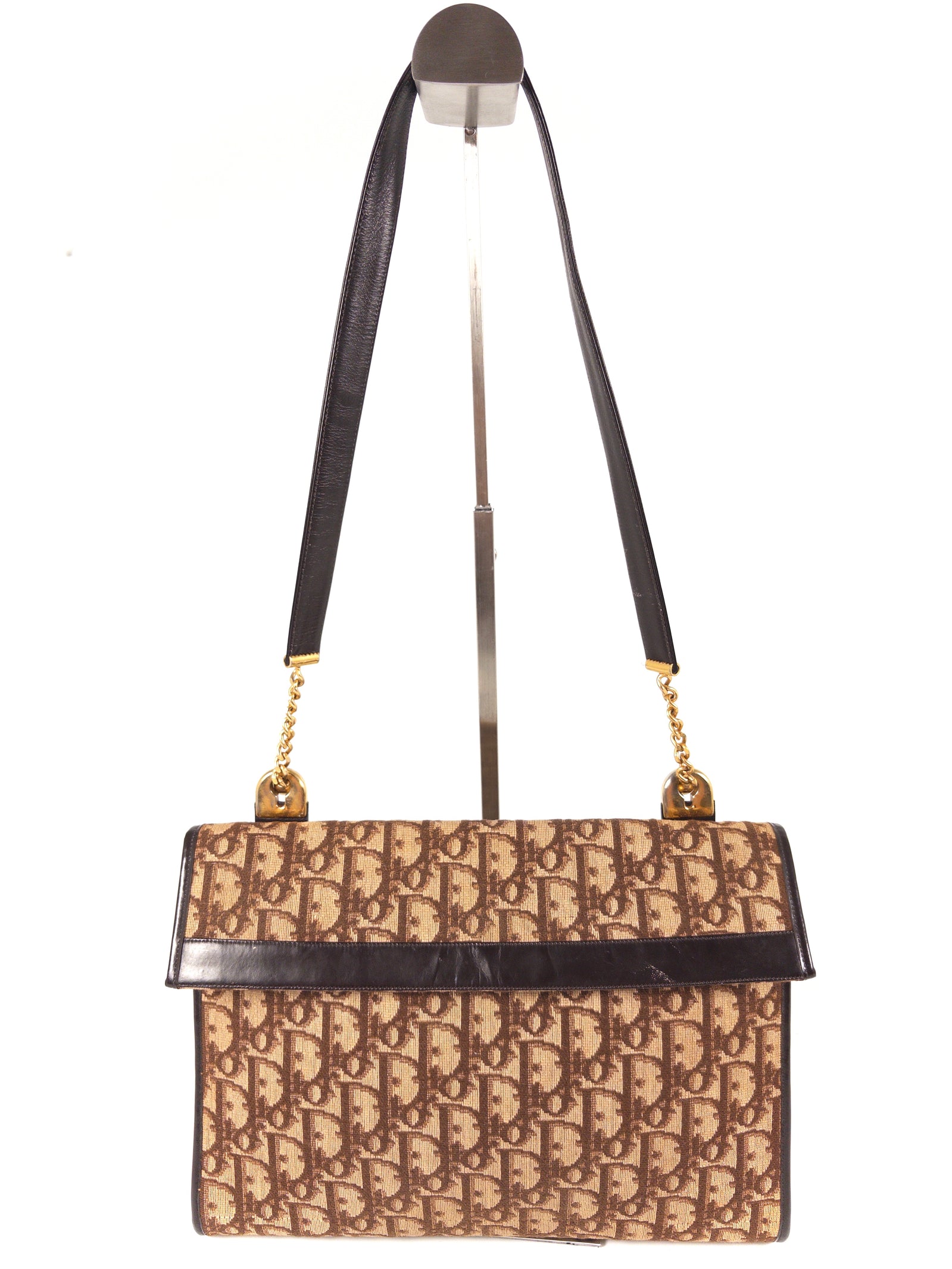 Christian Dior Trotter Canvas Shoulder Bag