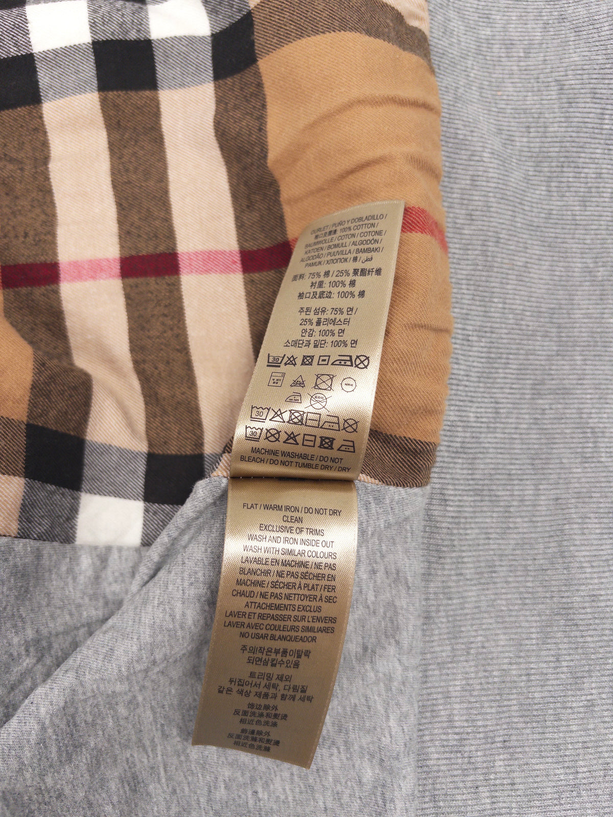 Burberry Check Zip Hoodie
