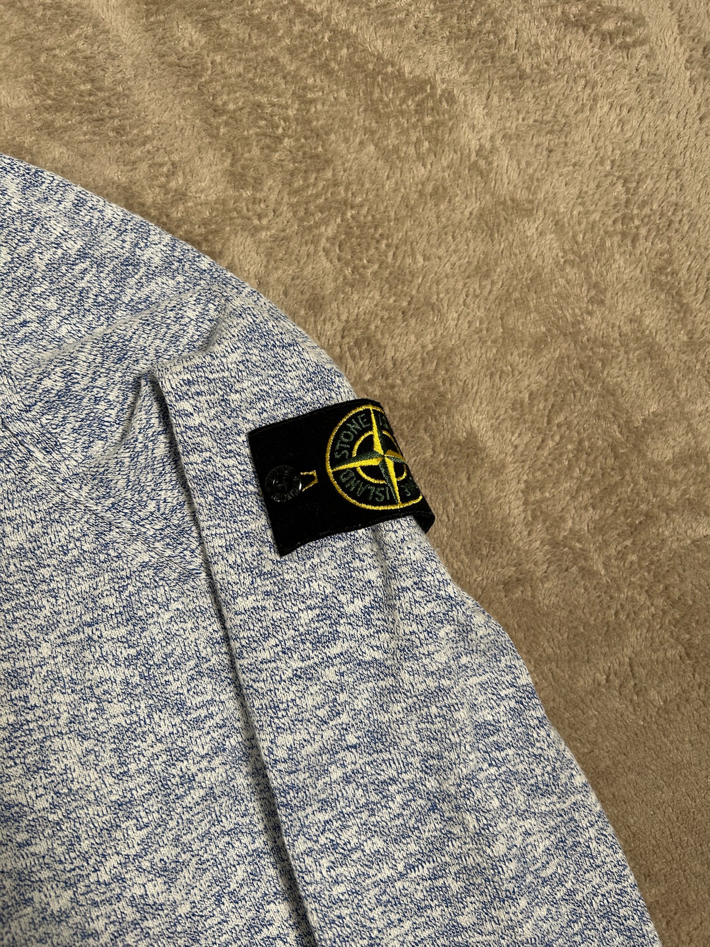 Stone Island Melange Knit Sweatshirt