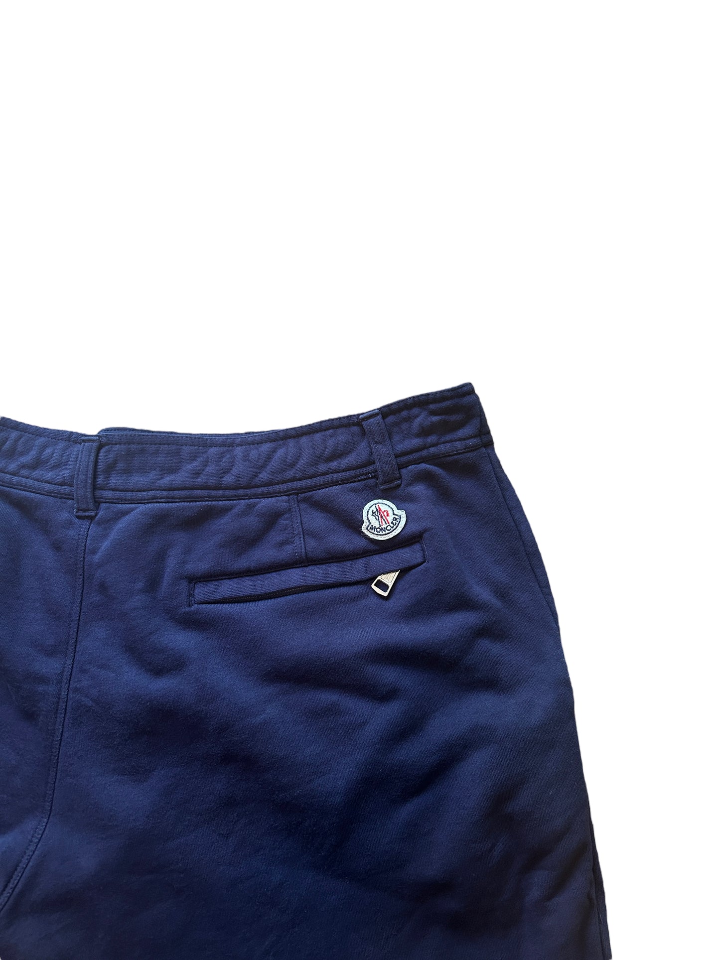 Moncler bomullsshorts med märke