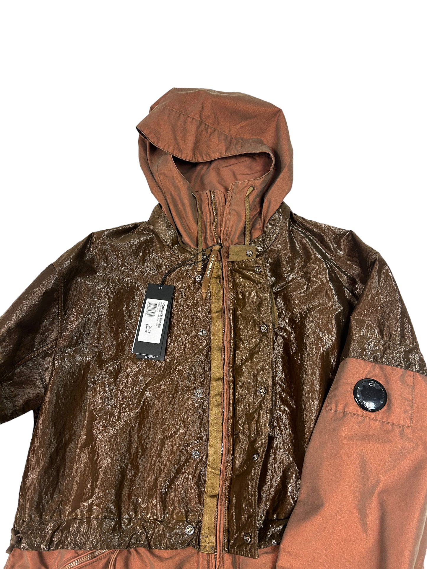 CP Company 50 Fili Tr-P Brun Fältjacka Helt Ny