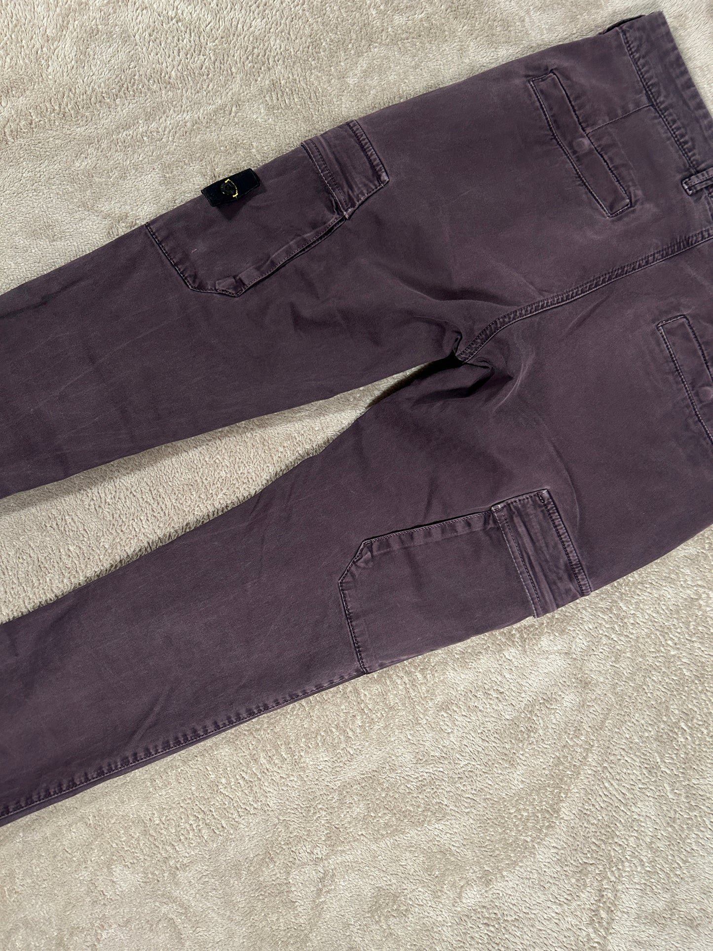 Stone Island burgundy Cargo Pants