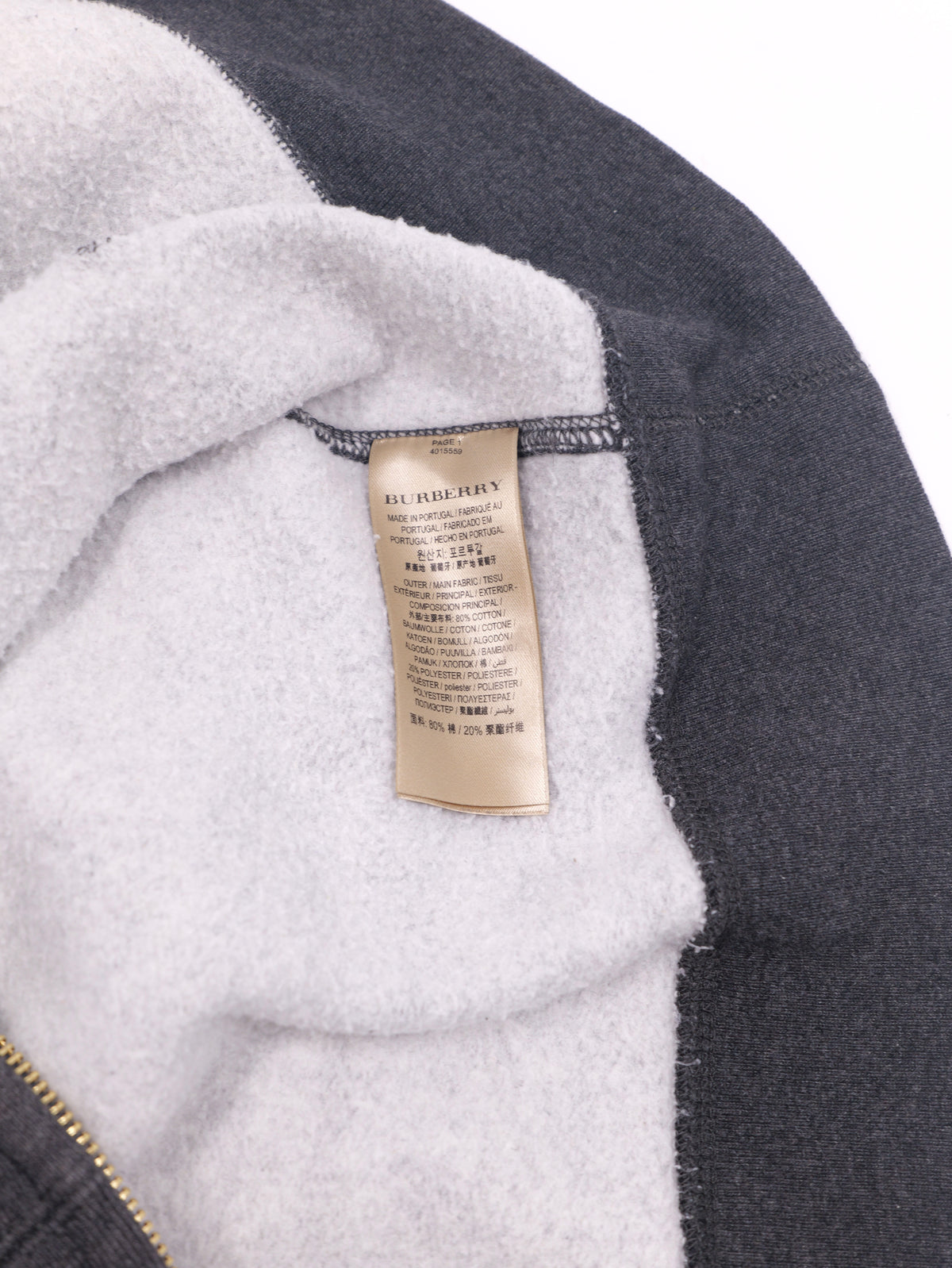 Burberry Check Zip Hoodie