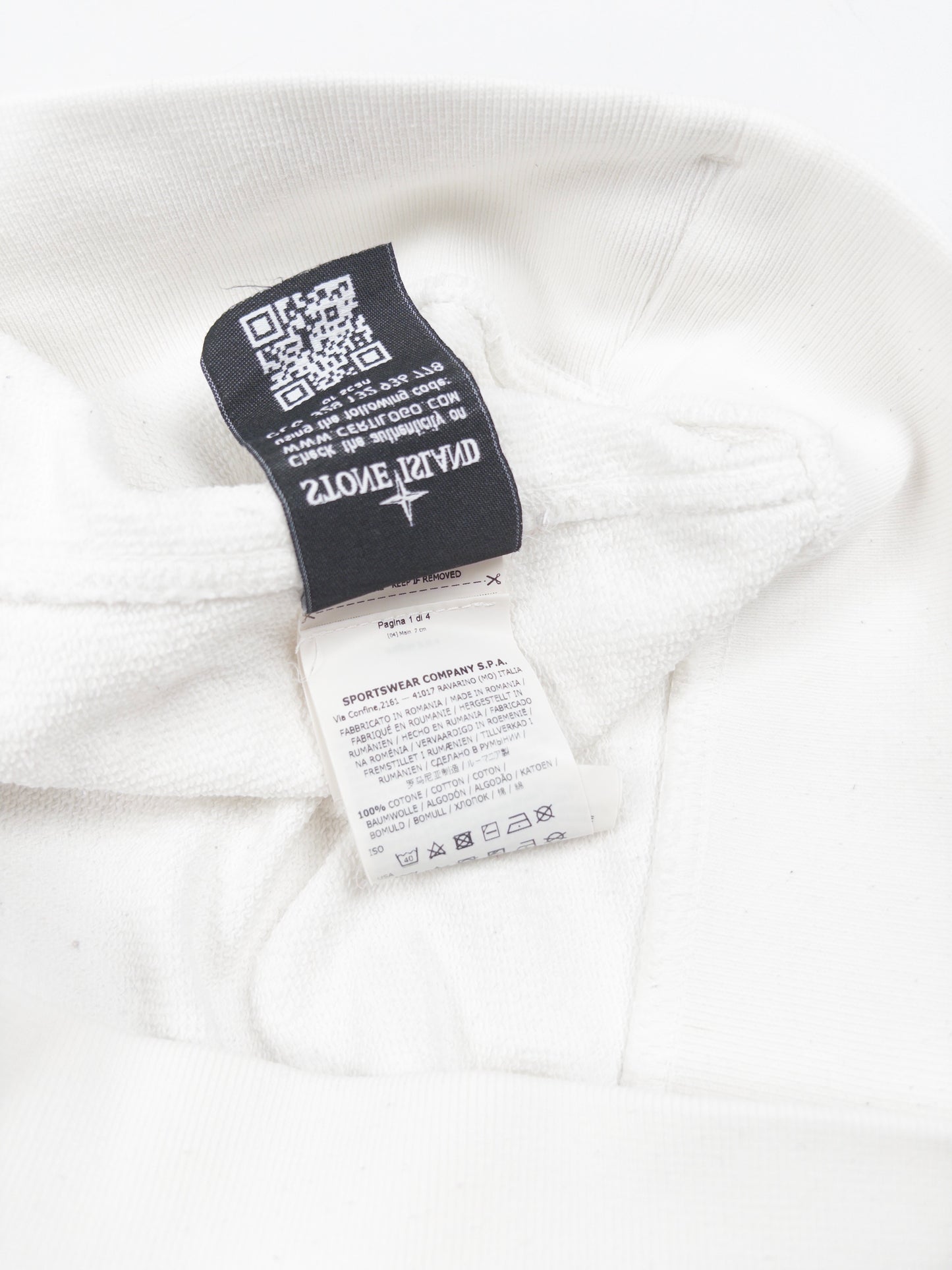 Stone Island Cotton Sweatshirt