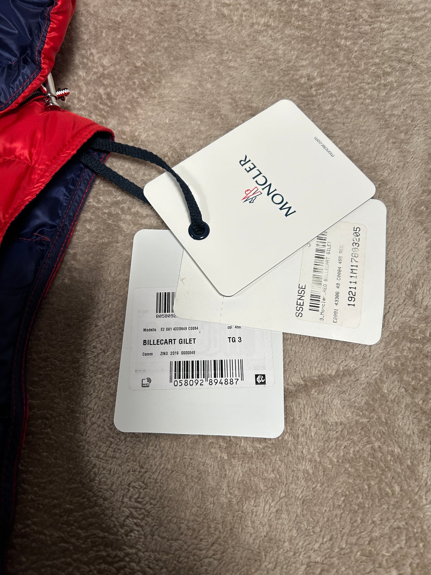 NEW Moncler Billecart Vest