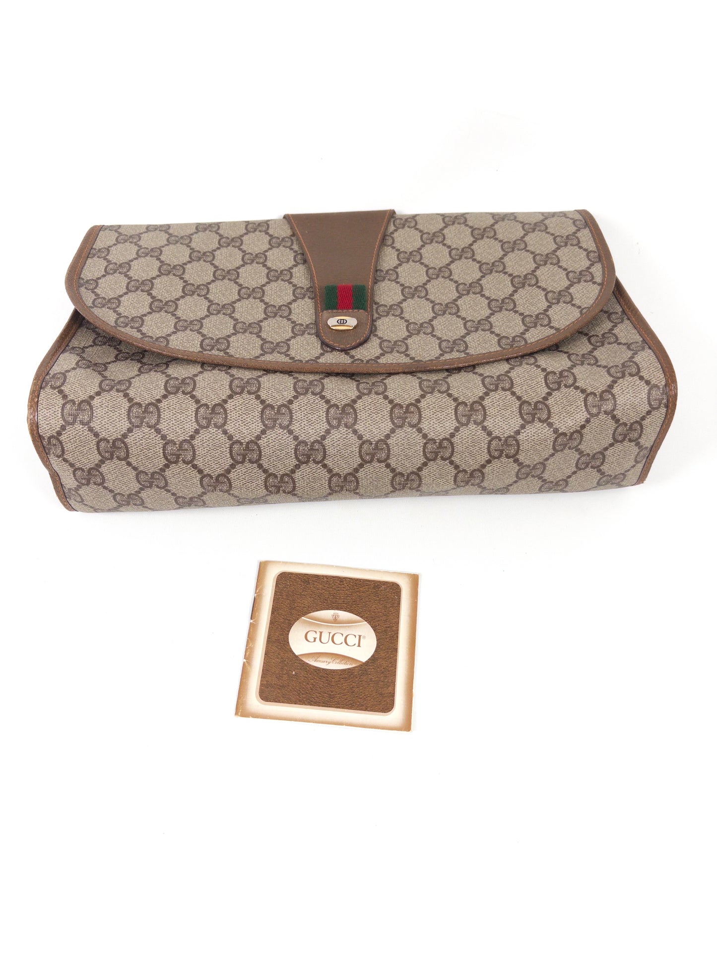 Gucci Sherry Line Clutch Bag with Certificate