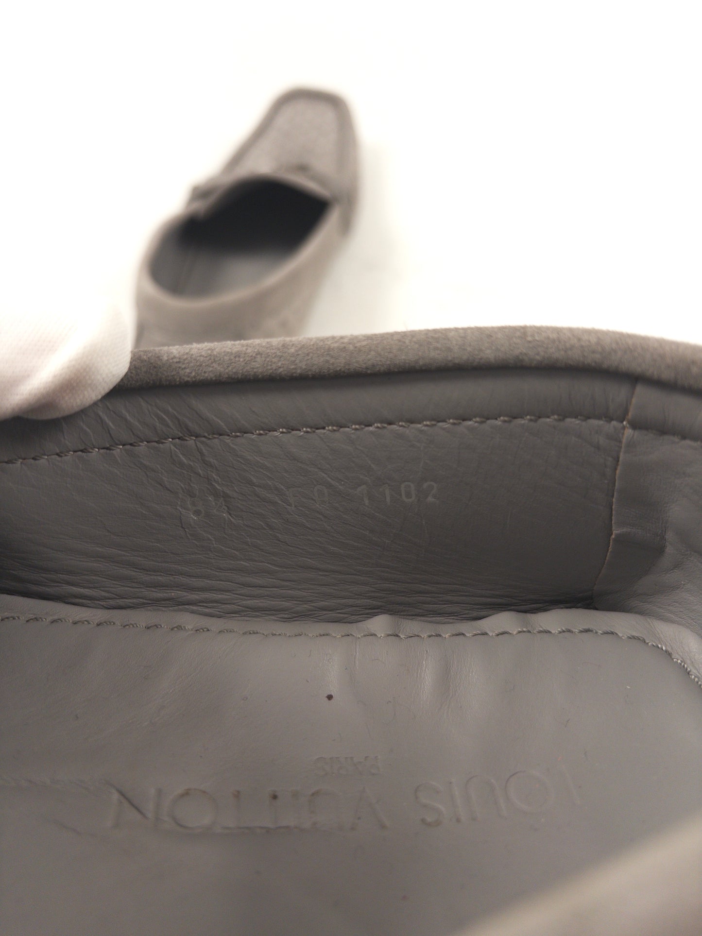 Louis Vuitton Loafers Grey