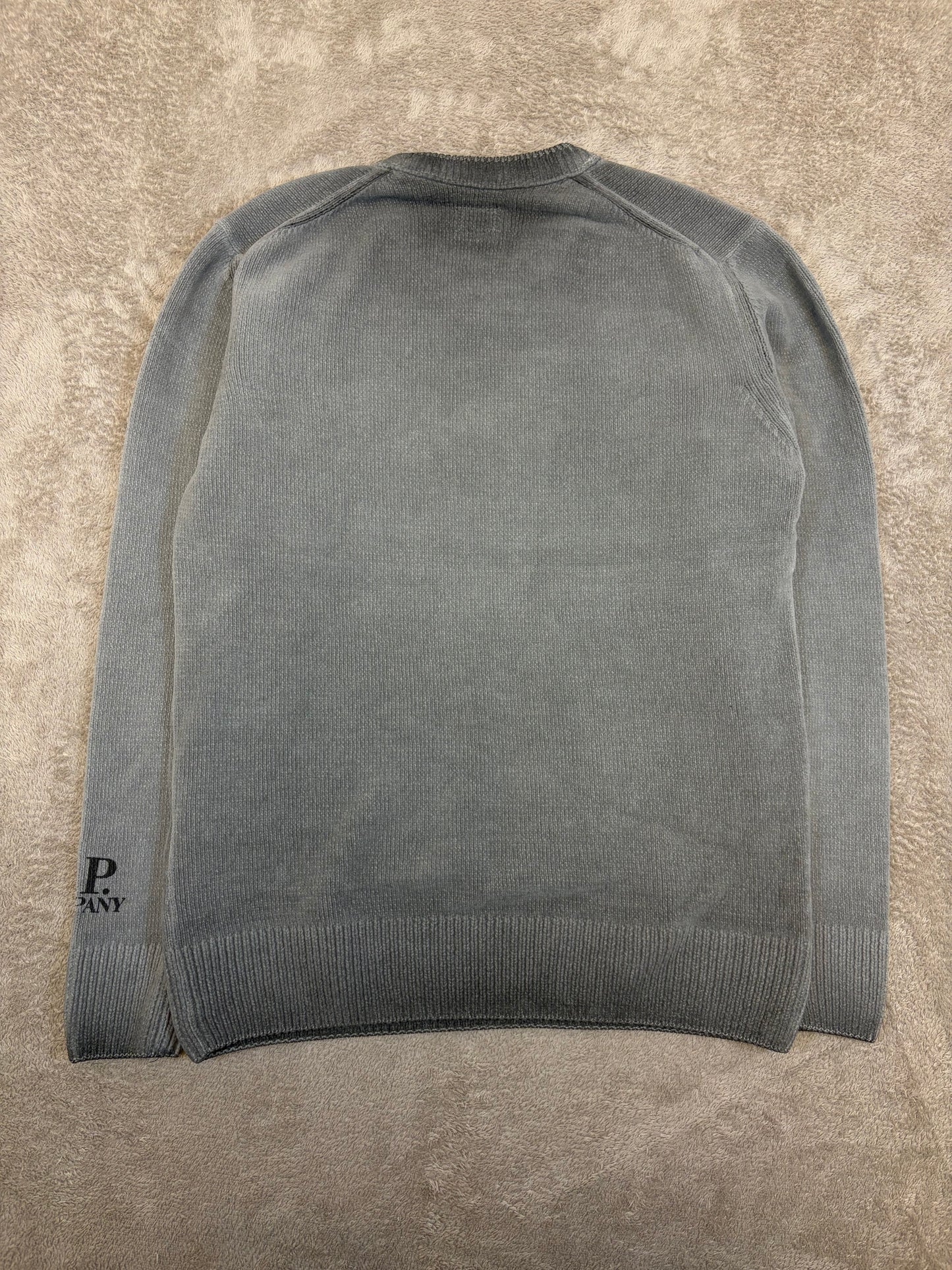 C.P. Company Reverse Plat Crew Neck Sweatshirt - Grey
