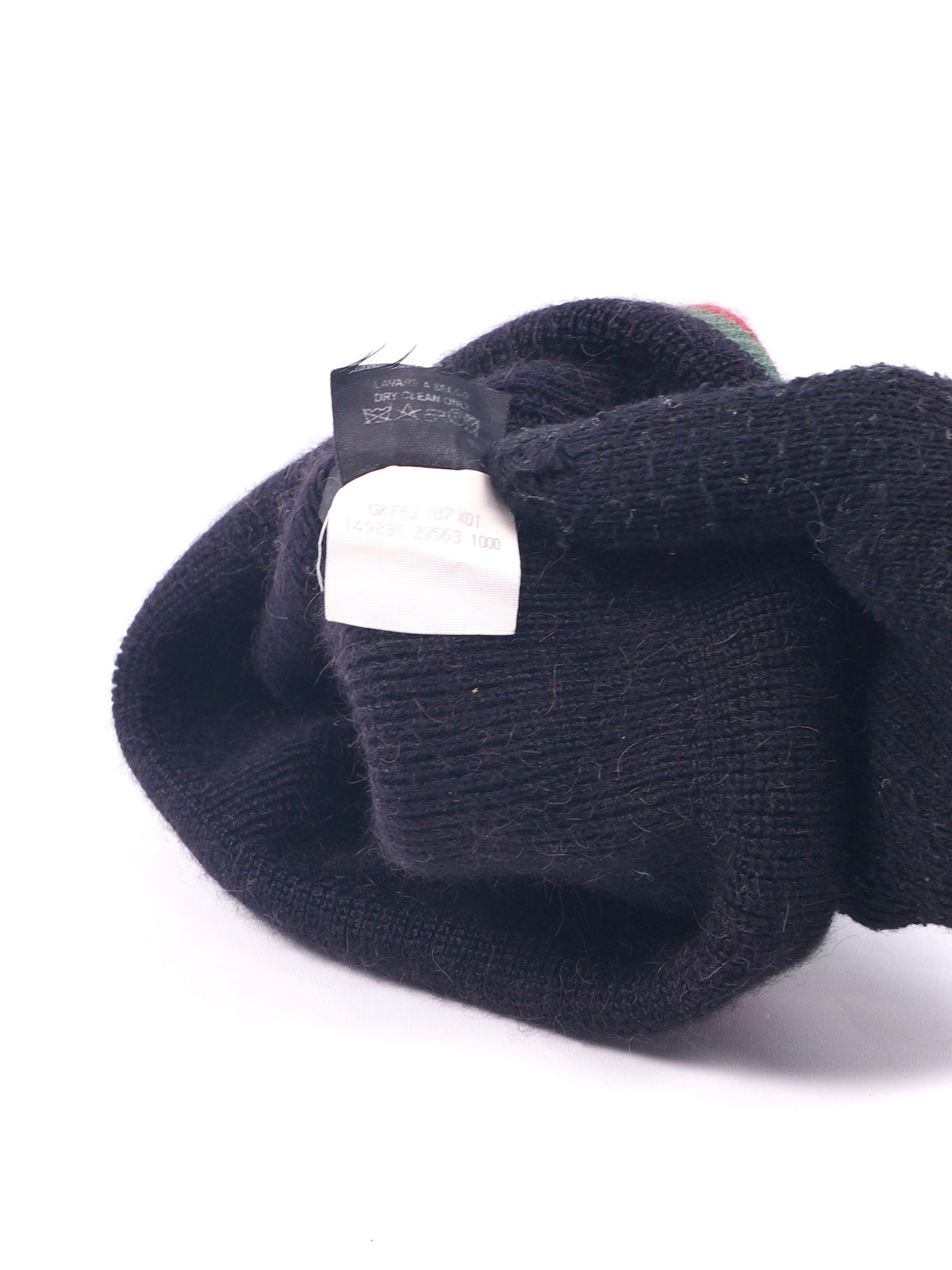 Gucci Web Stripe Wool Beanie