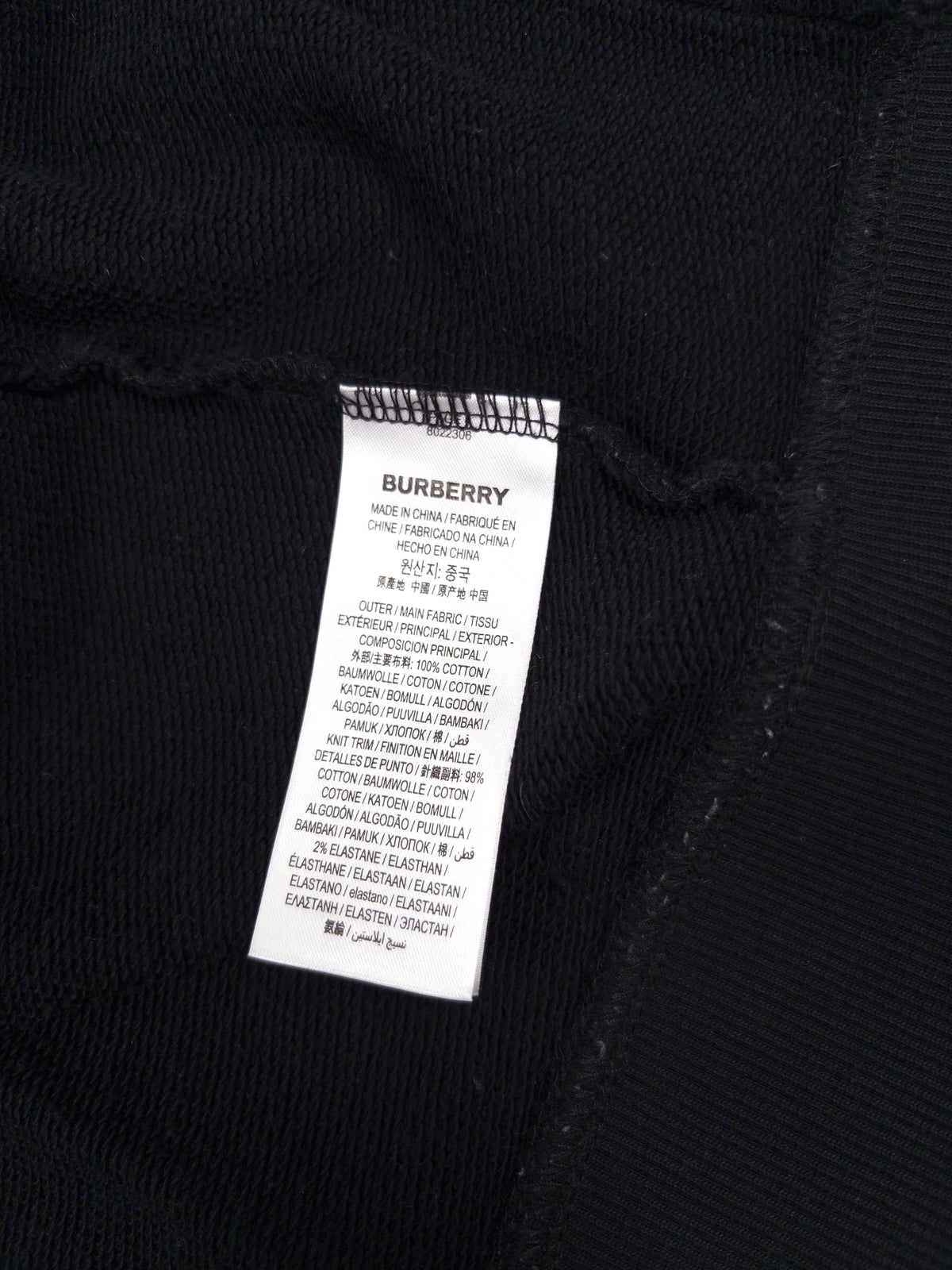 Burberry Embroidery Zip Hoodie