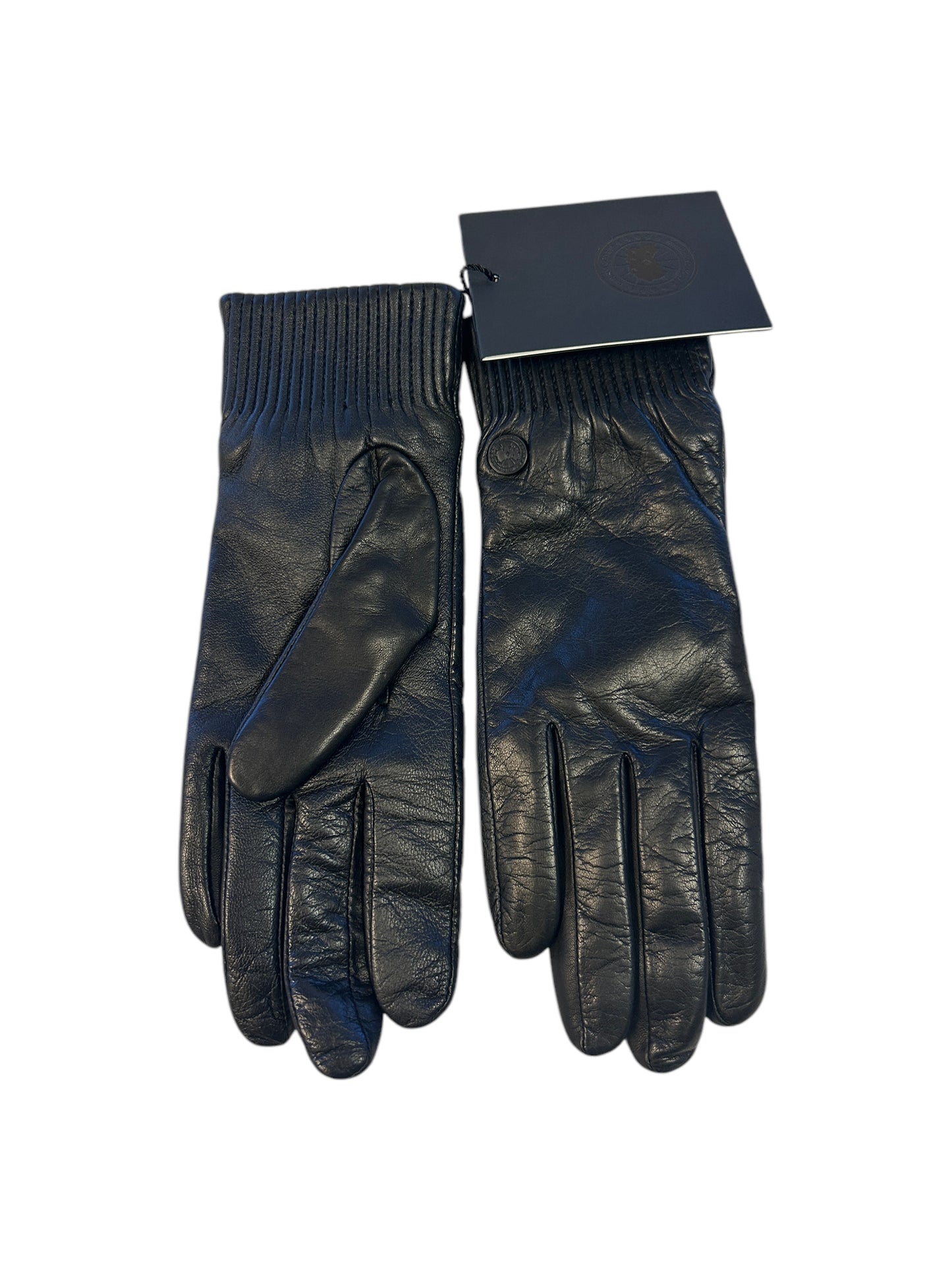 Canada Goose Dam Läderribbad Luxe Handskar