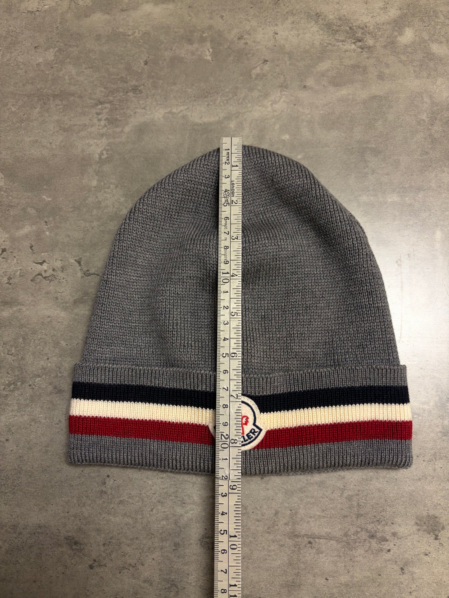 Moncler Tricolor Wool Beanie