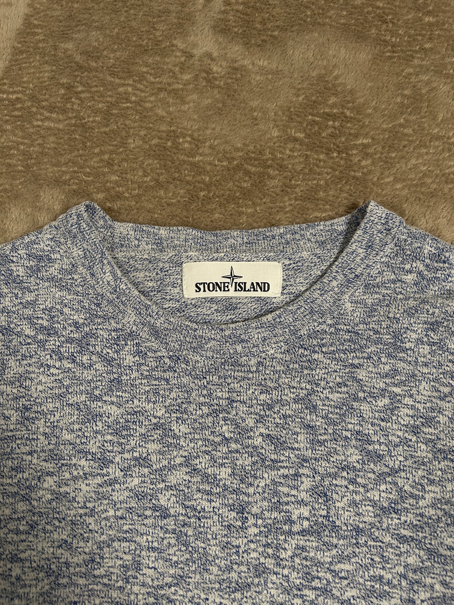 Stone Island Melange Knit Sweatshirt