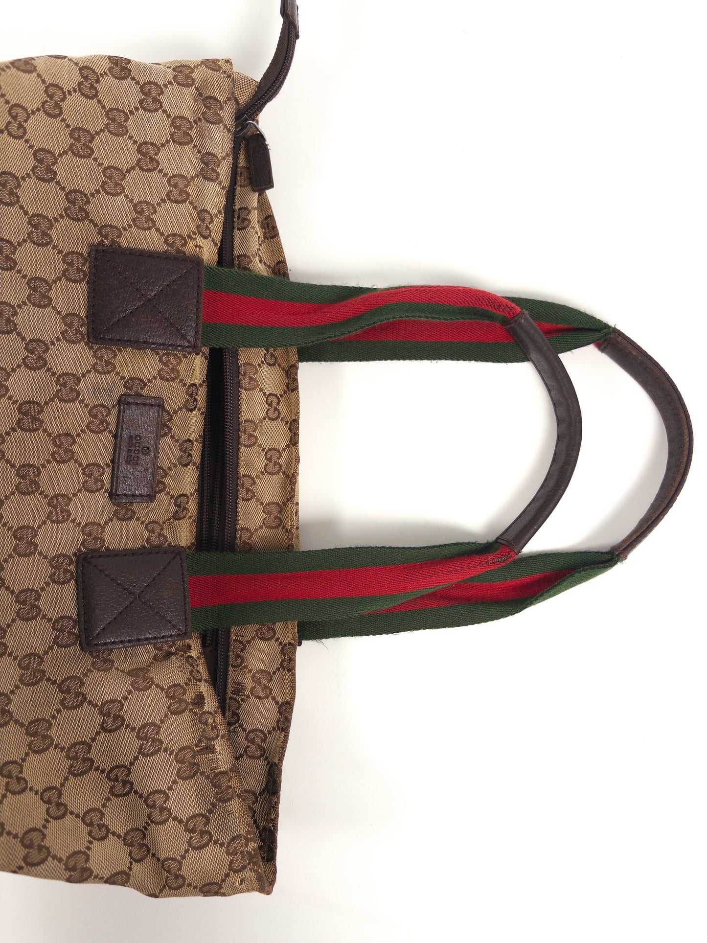 Gucci GG Handbag Sherry Line Web Tote Bag