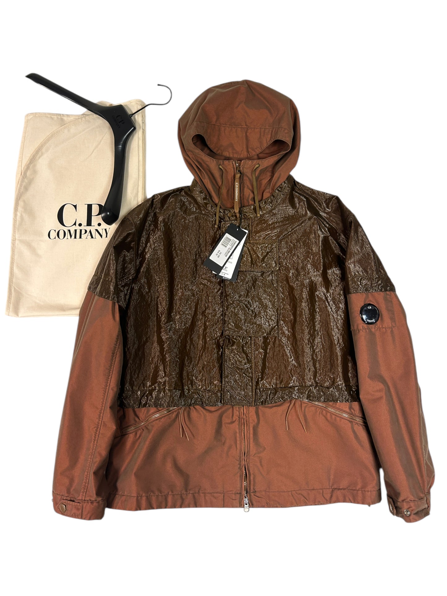 CP Company 50 Fili Tr-P Brun Fältjacka Helt Ny