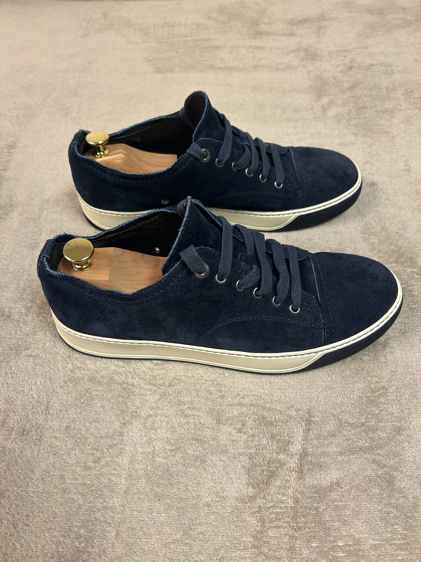 LANVIN Blue mocha Sneakers