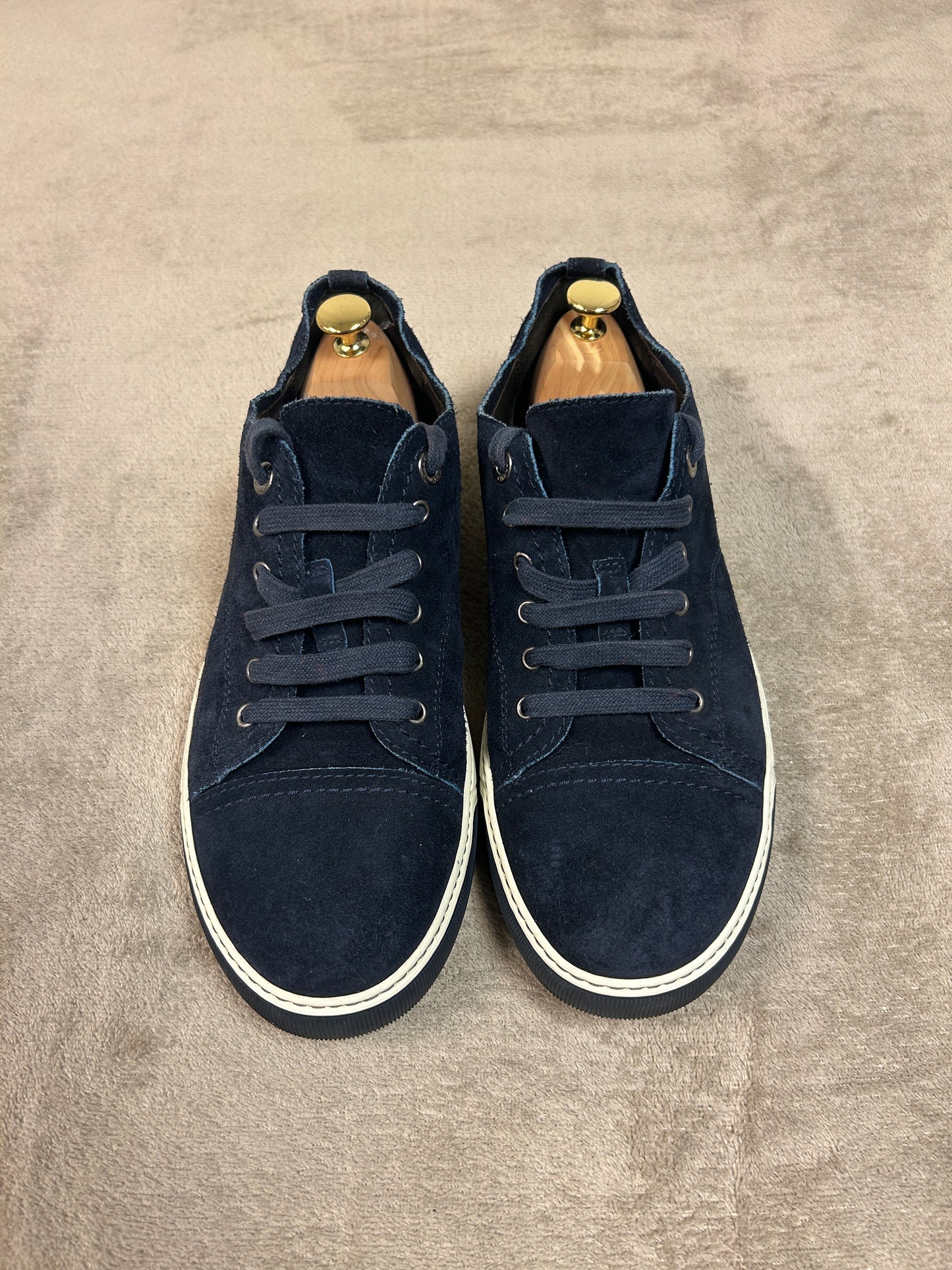 LANVIN Blue mocha Sneakers