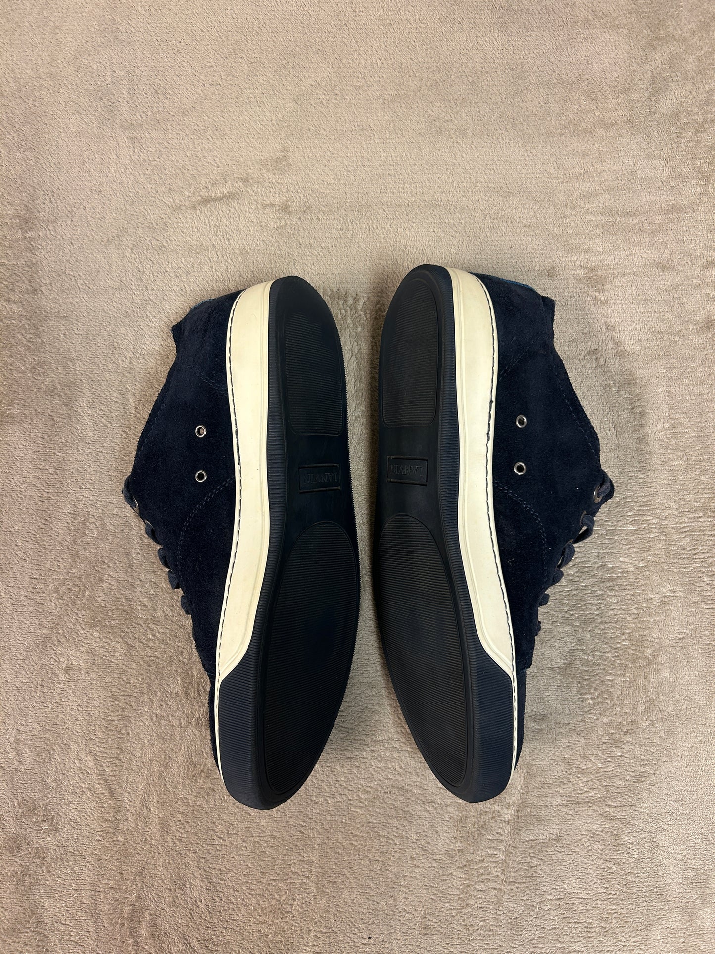 LANVIN Blue mocha Sneakers