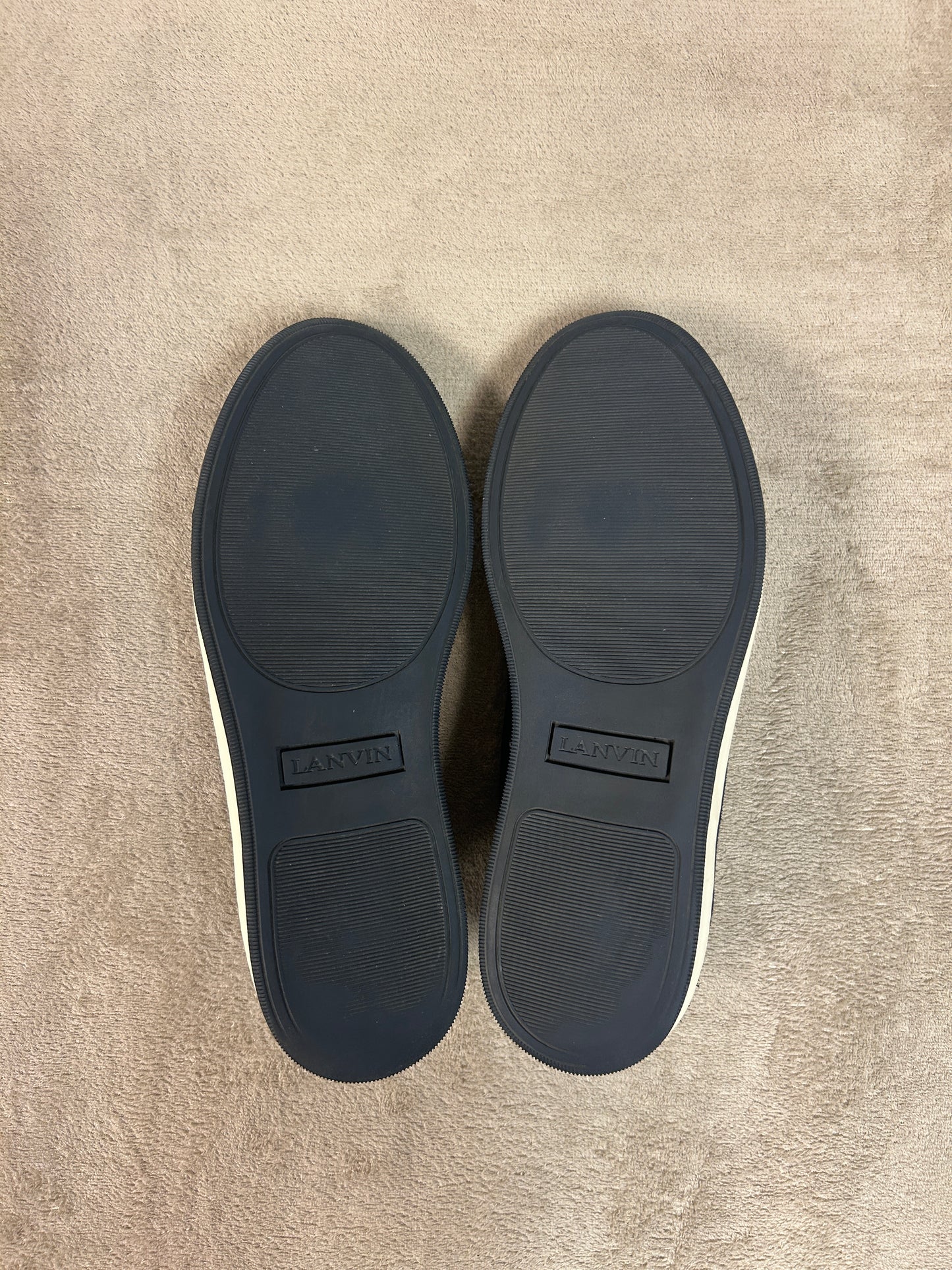 LANVIN Blue mocha Sneakers