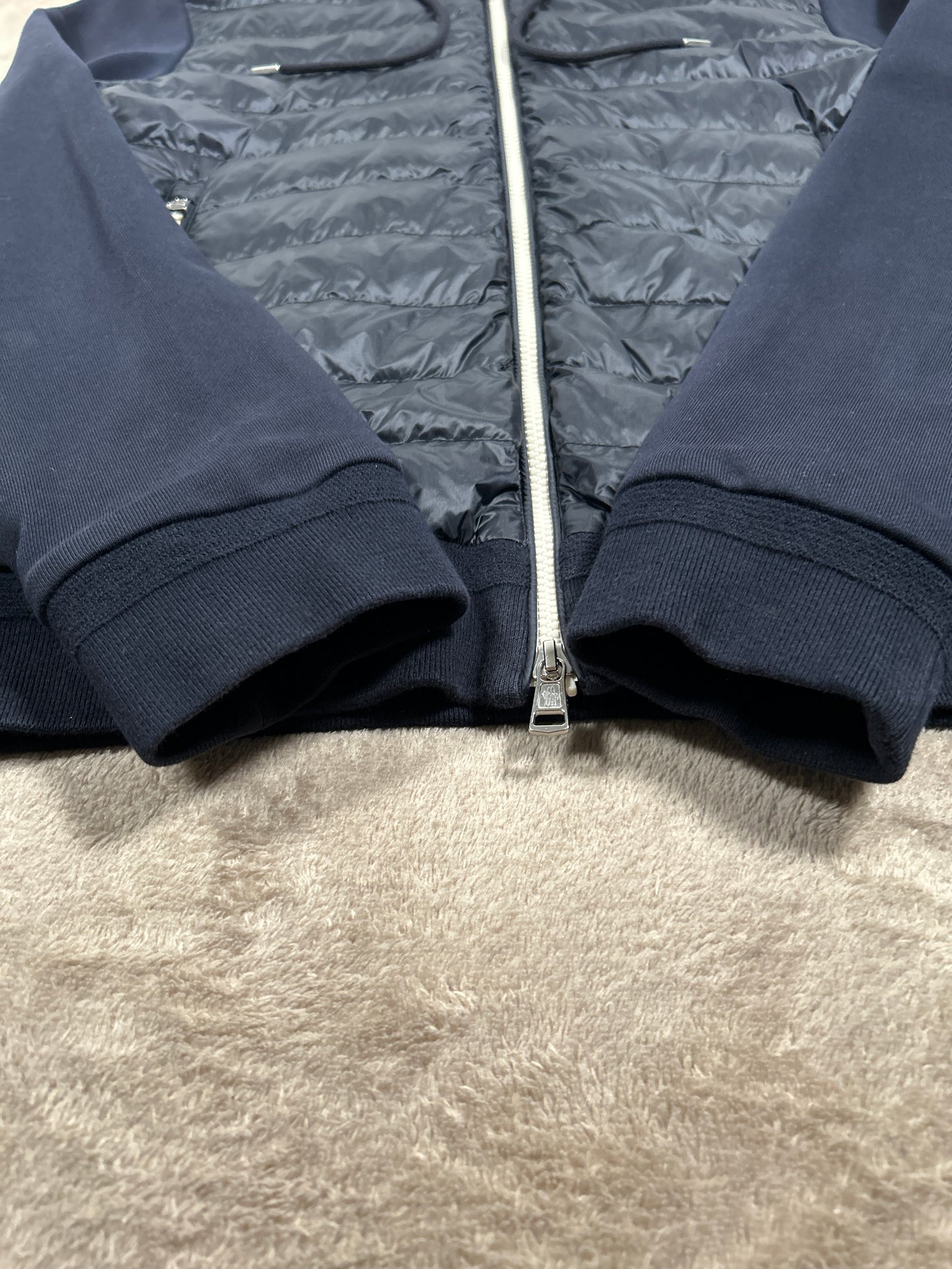 Moncler Tricolour Down Cardigan