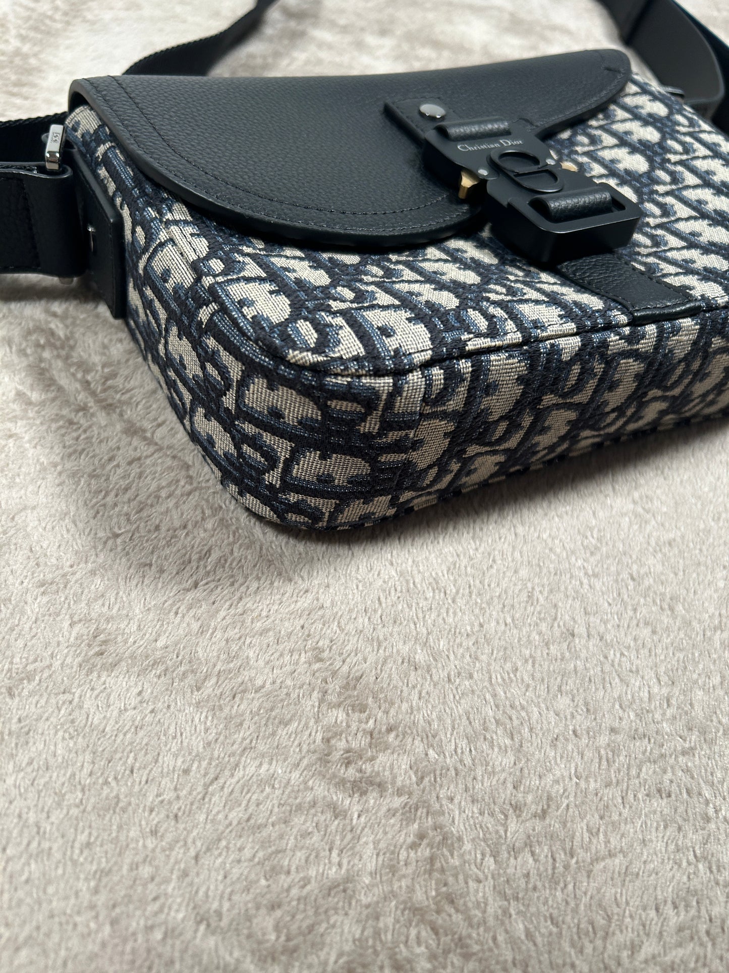 Dior Small Saddle Messenger Bag with Flap