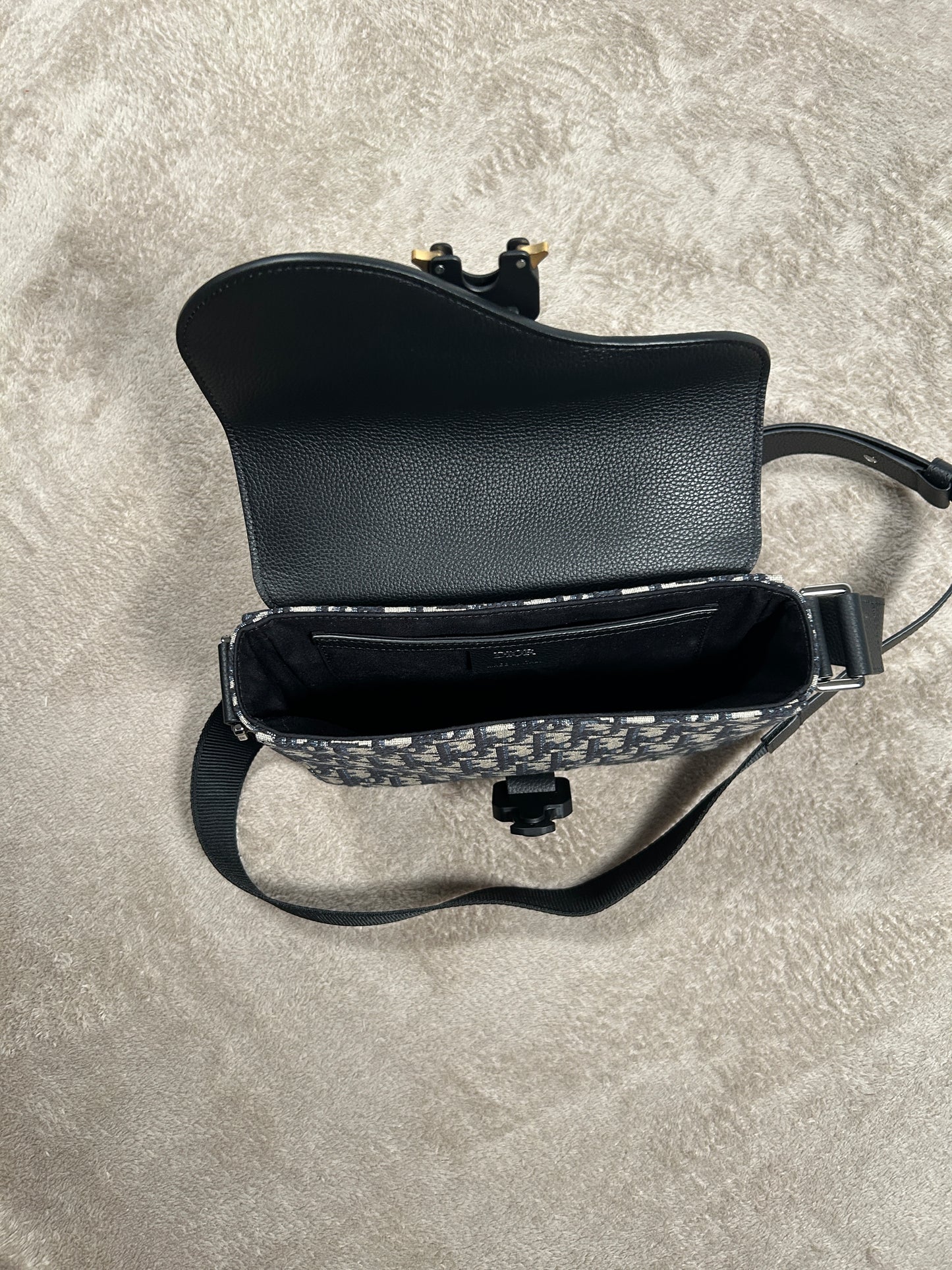 Dior Small Saddle Messenger Bag with Flap