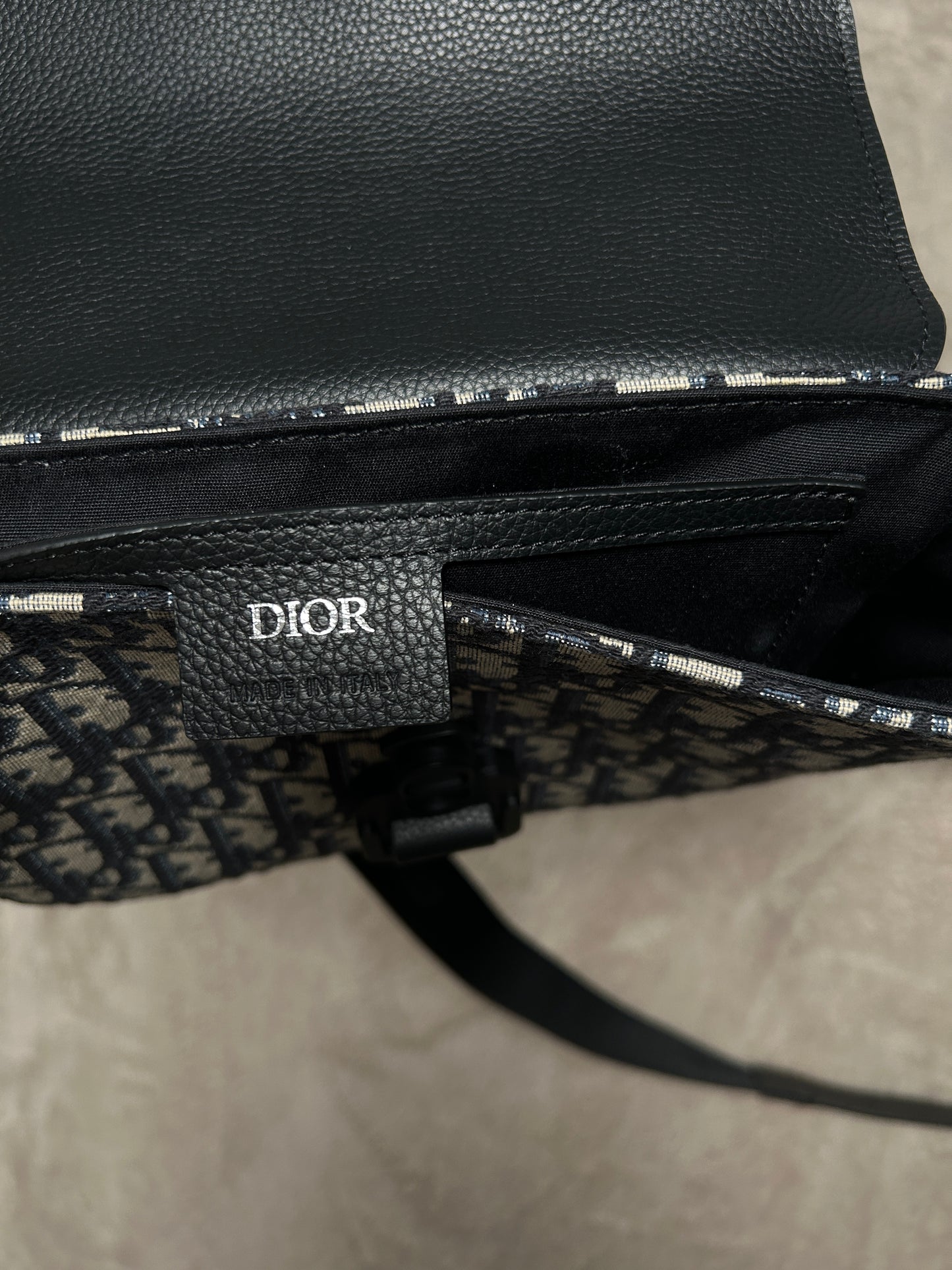 Dior Small Saddle Messenger Bag with Flap