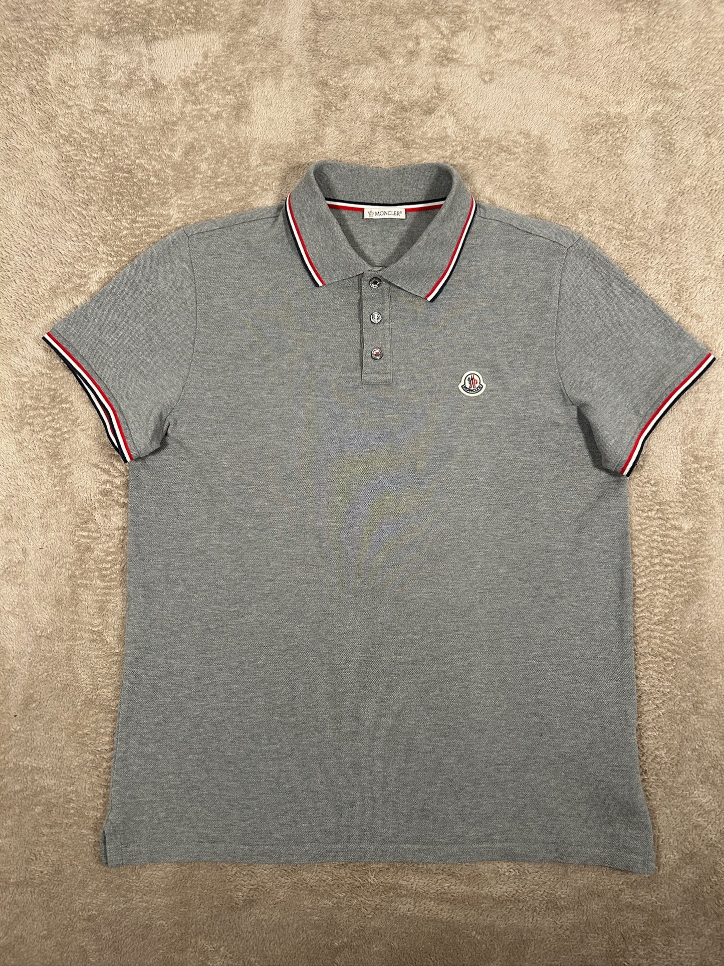 Moncler Tricolour Polo Shirt