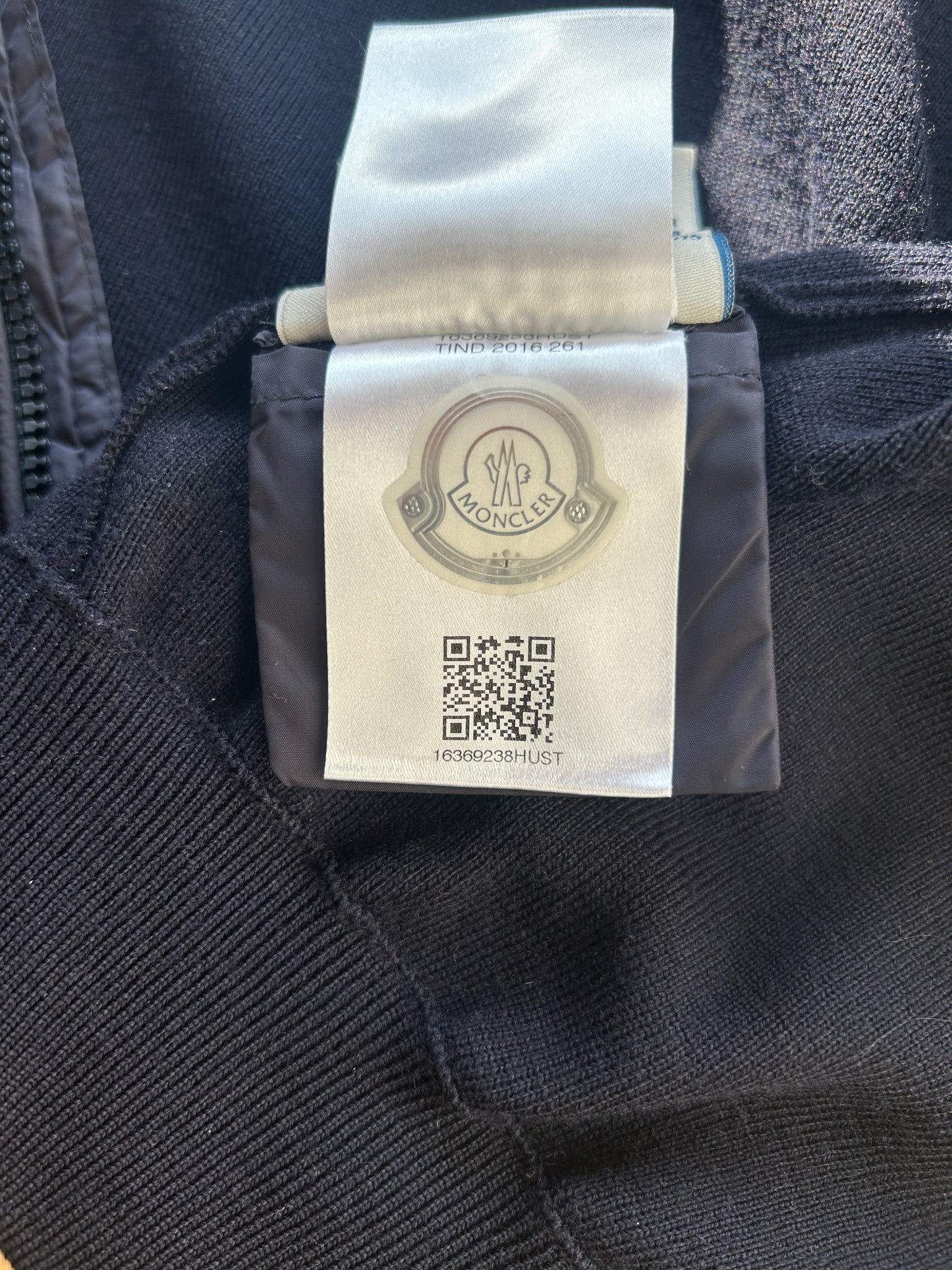Moncler Padded & Knitted "M" Logo Cardigan KIDS