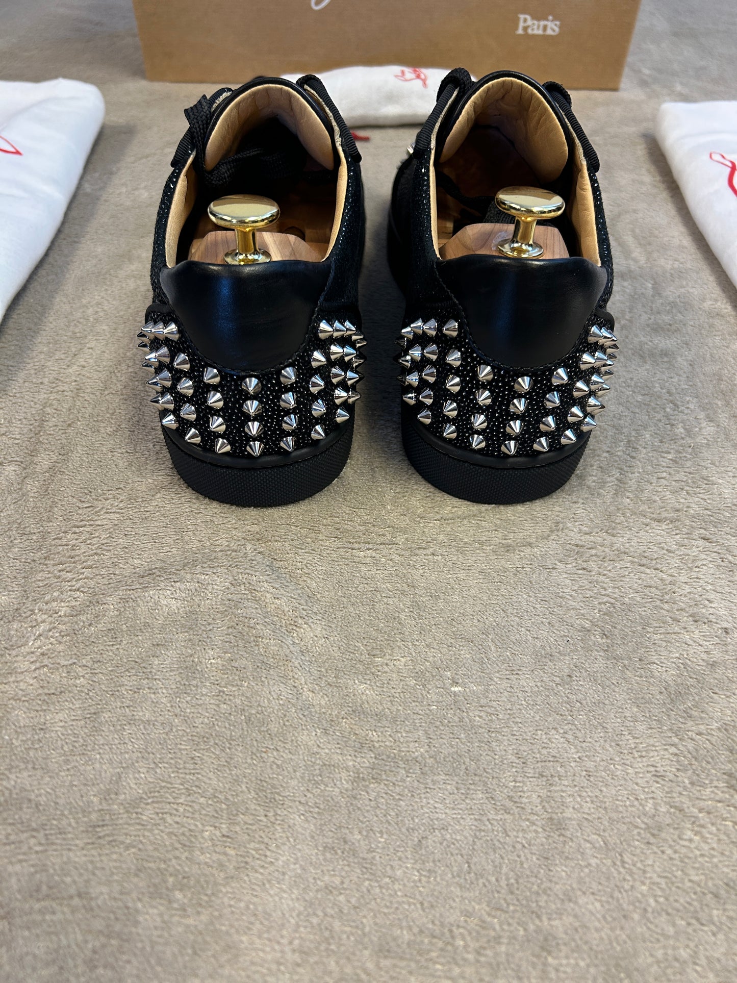 Christian Louboutin Seavaste 2 Flat Suede Black