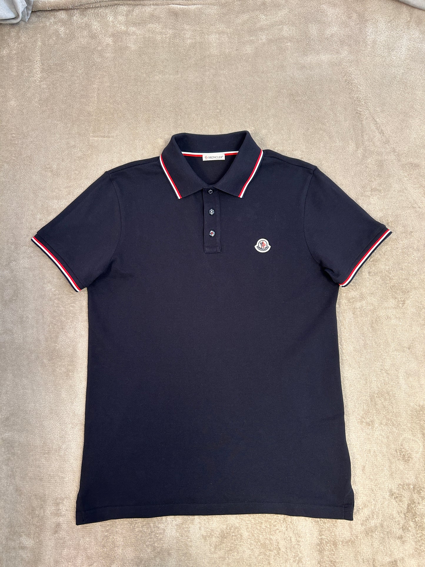 Moncler Tricolour Polo Shirt
