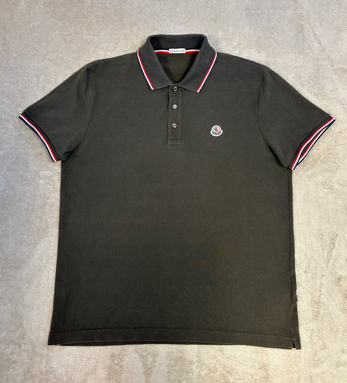 Moncler Tricolour Polo Shirt