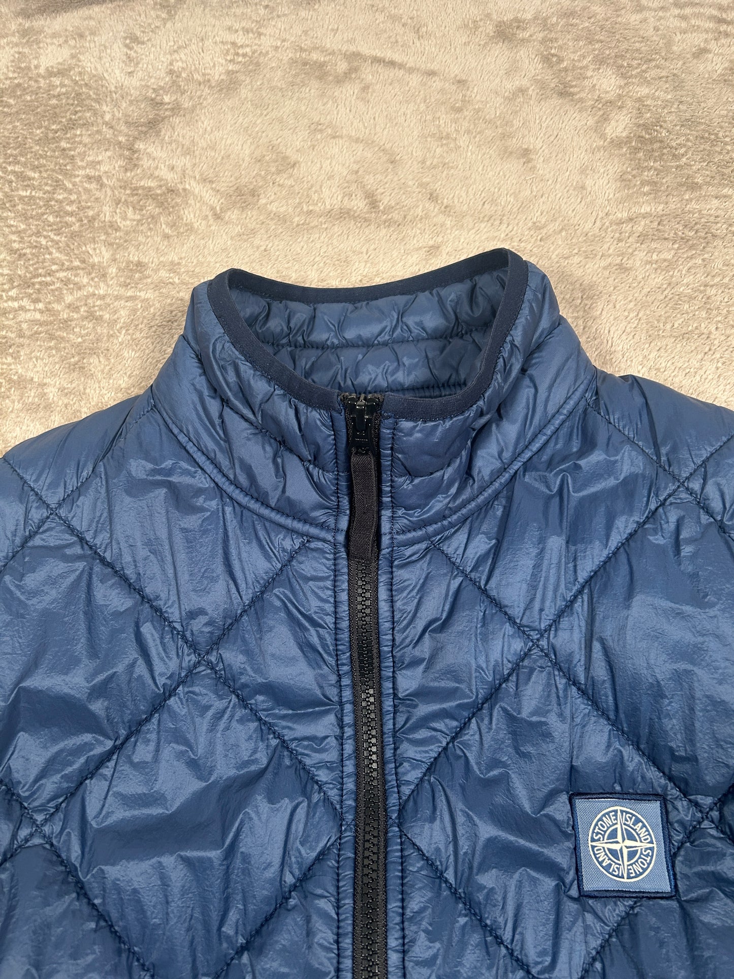 Stone Island Garment Dyed Quilted Micro Yarn Väst