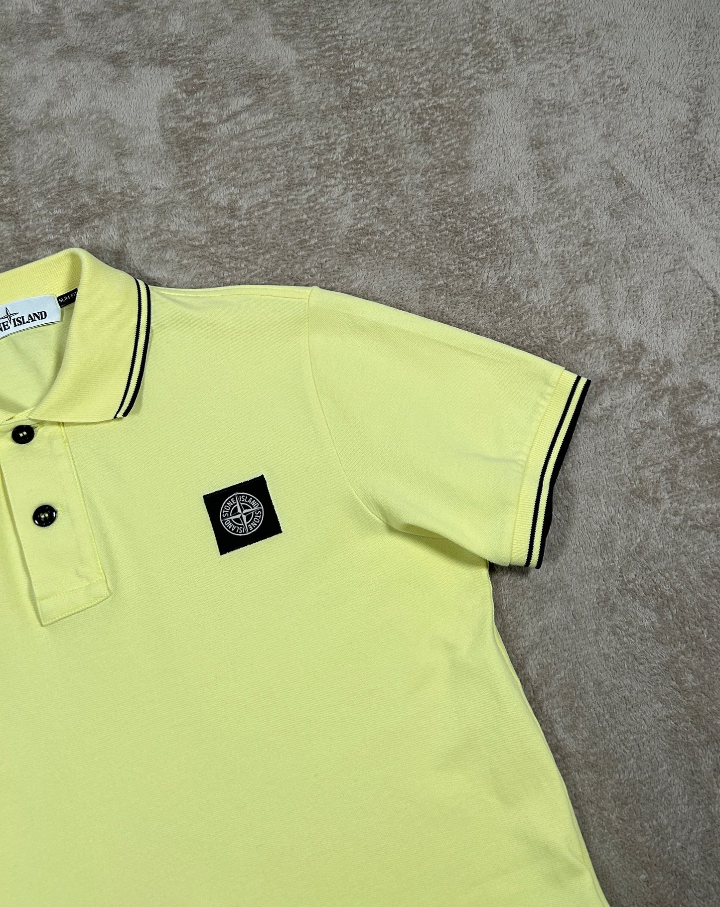 Stone Island pikétröja gul
