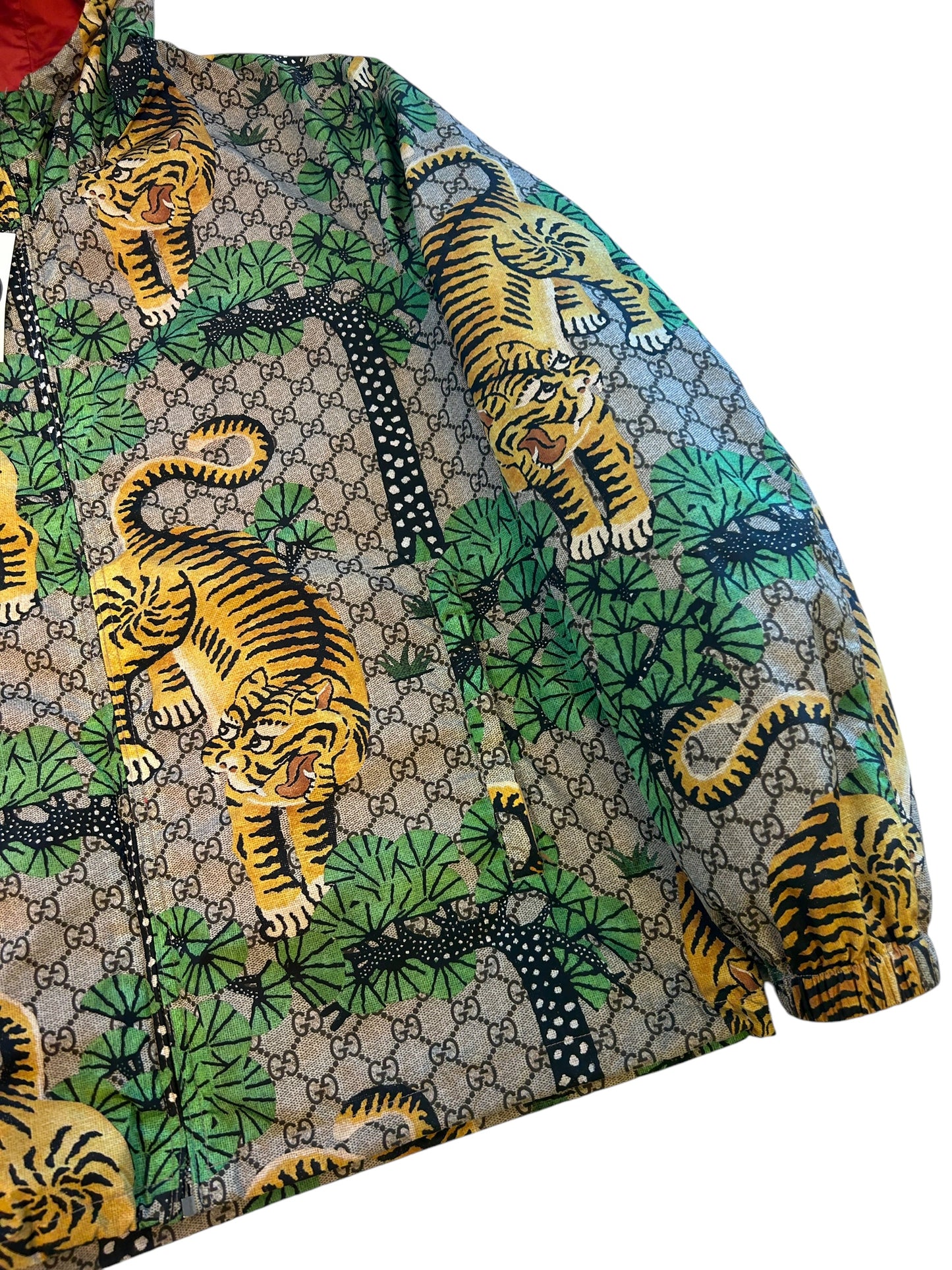 Gucci Tiger Bengal Windbreaker Jacka (SÄLLSYNT)