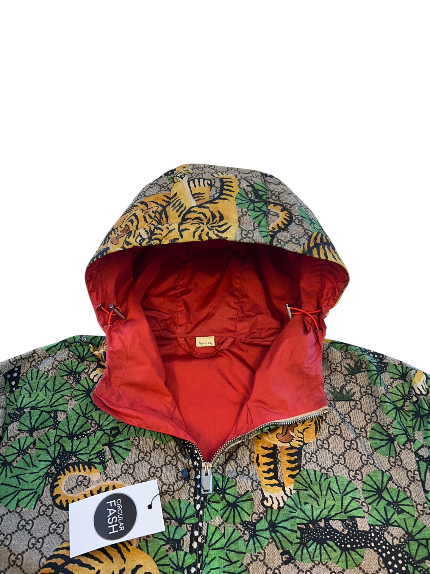 Gucci Tiger Bengal Windbreaker Jacka (SÄLLSYNT)