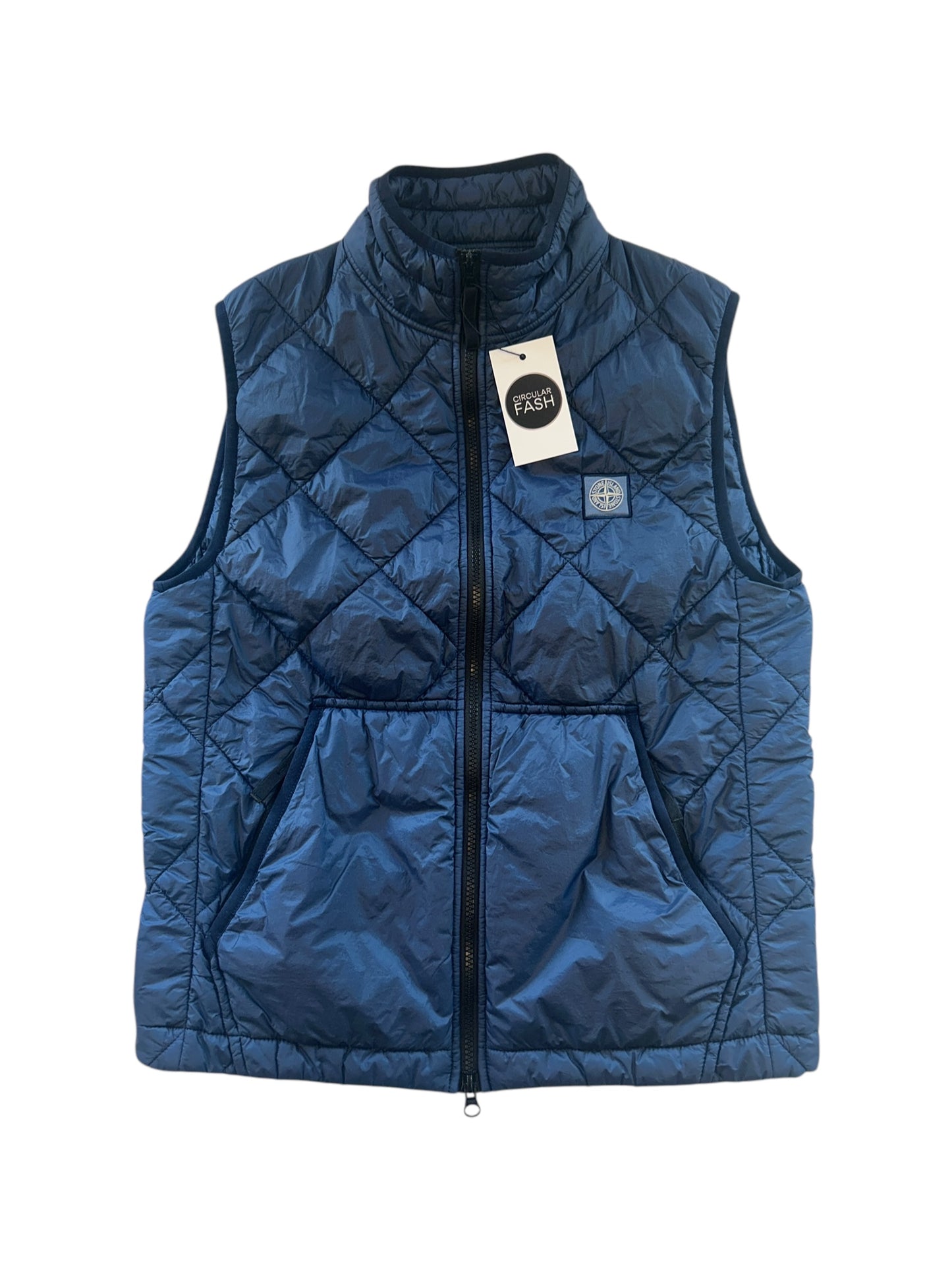 Stone Island Garment Dyed Quilted Micro Yarn Väst