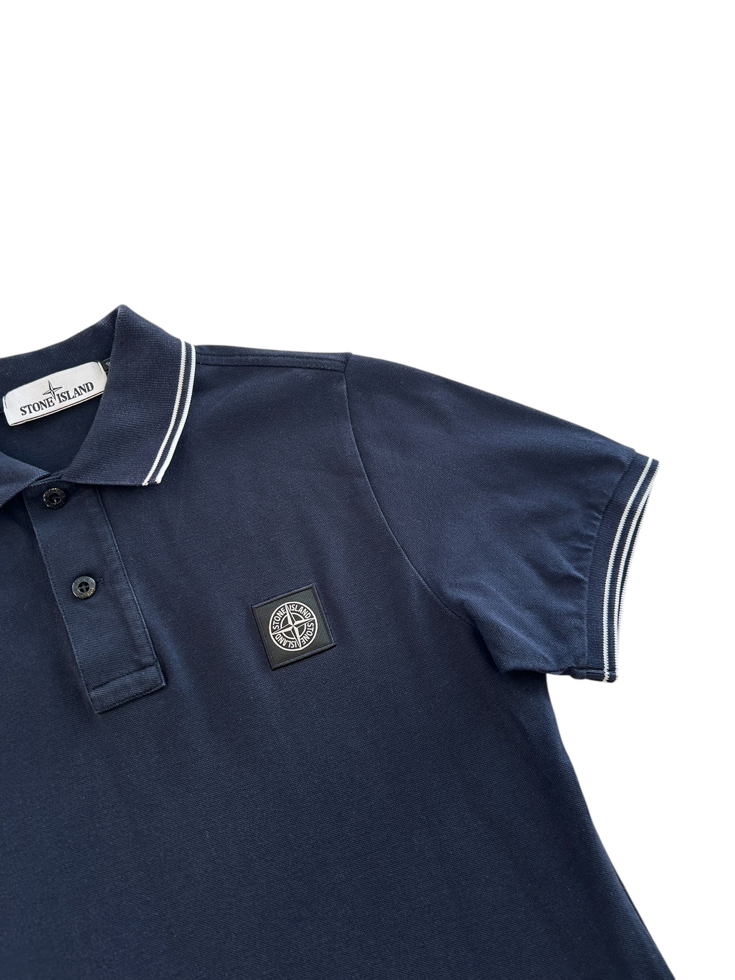 Stone Island pikétröja svart